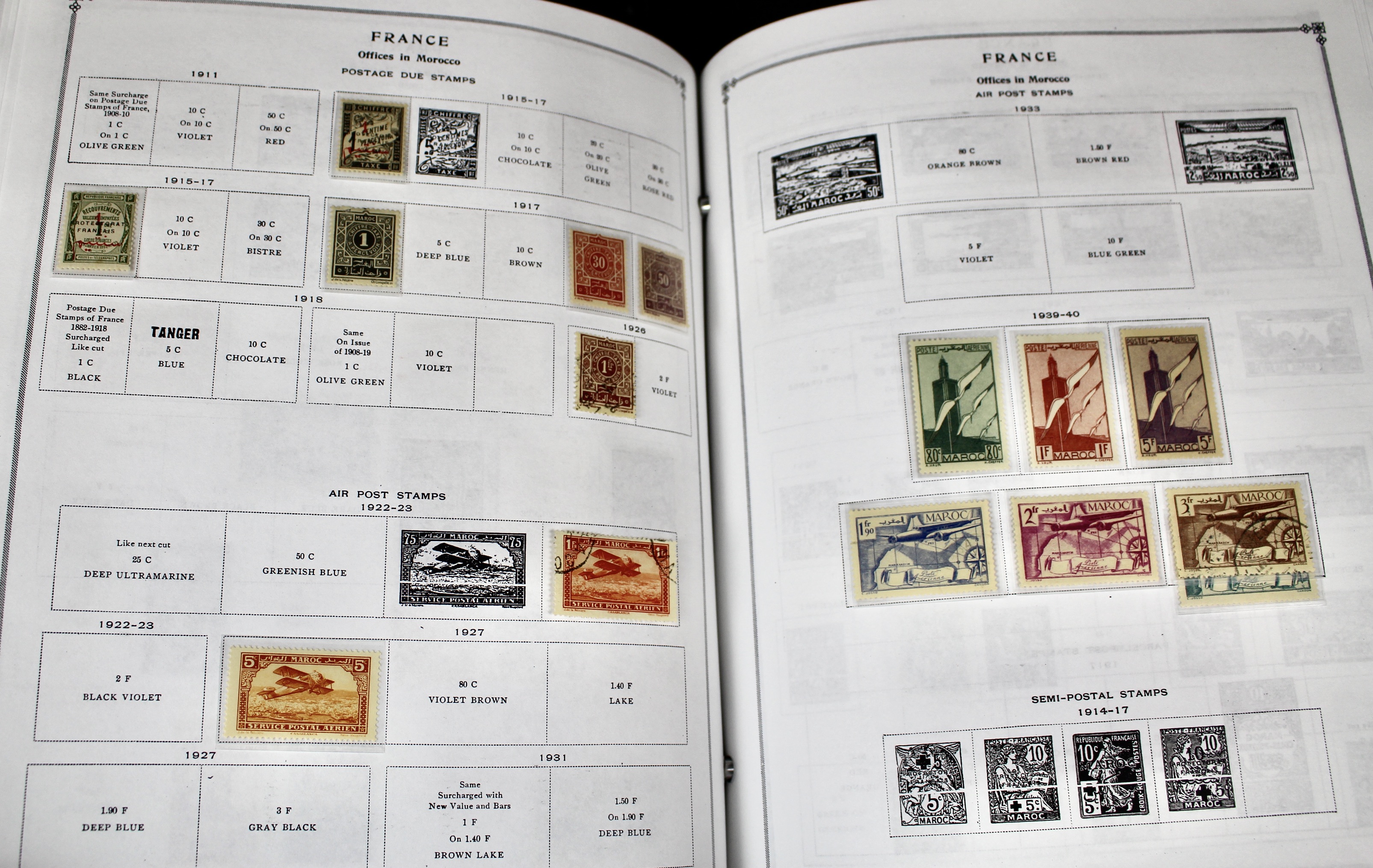 Scott's International Postage Stamp Album 1840-1949, Abyssinia through France