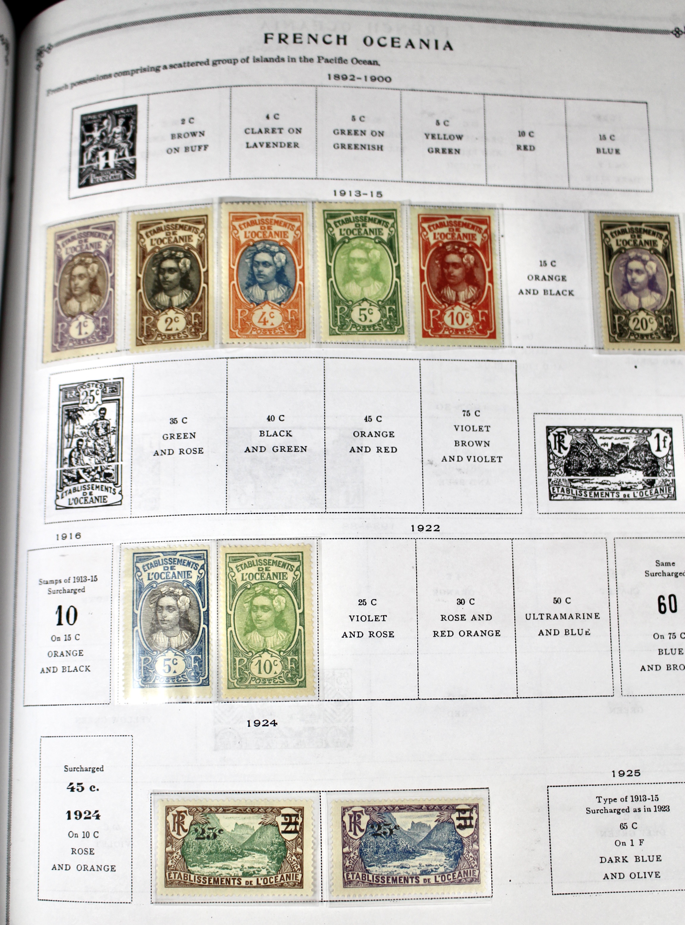Scott's International Postage Stamp Album 1840-1949, Abyssinia through France
