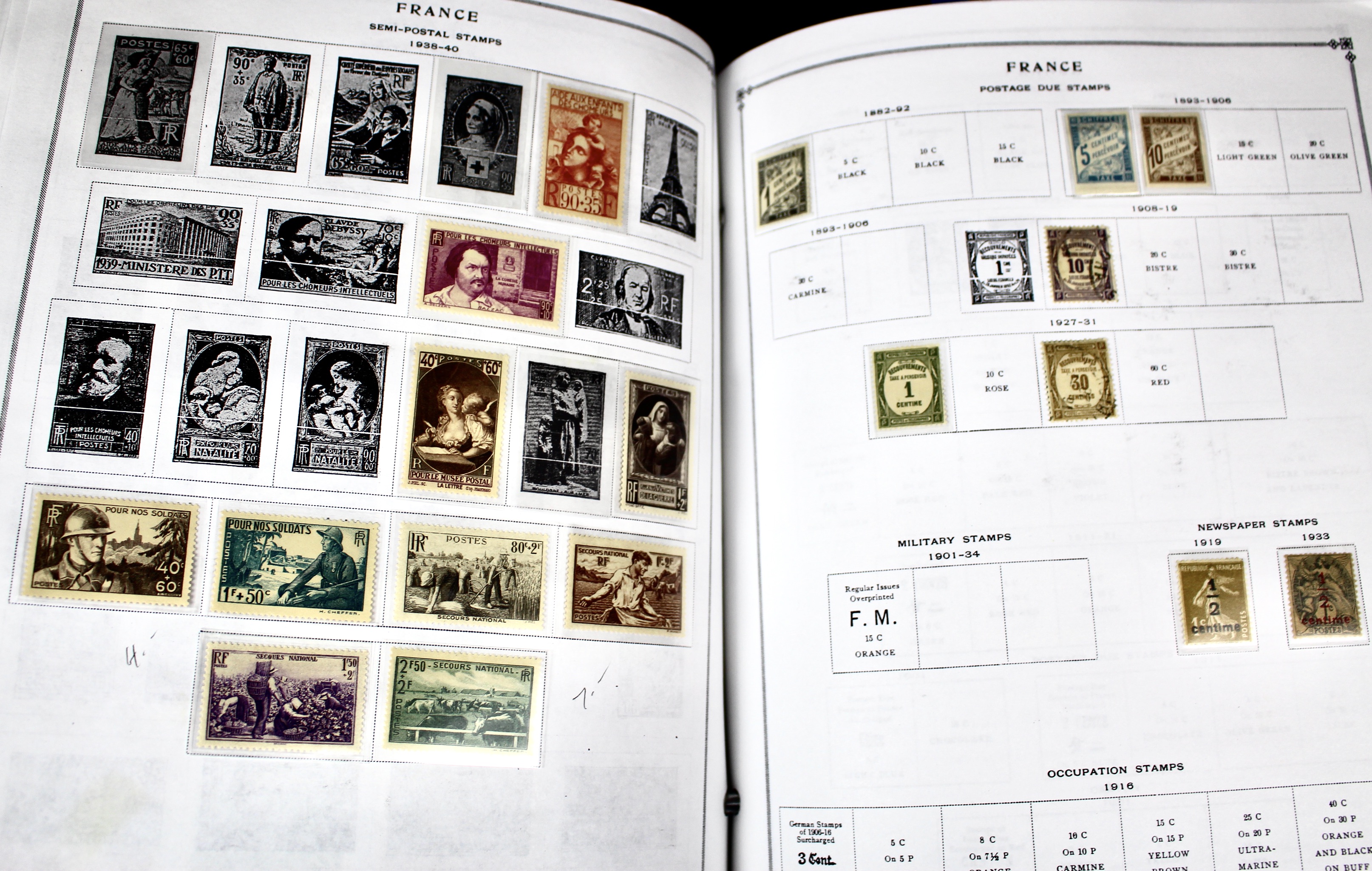 Scott's International Postage Stamp Album 1840-1949, Abyssinia through France