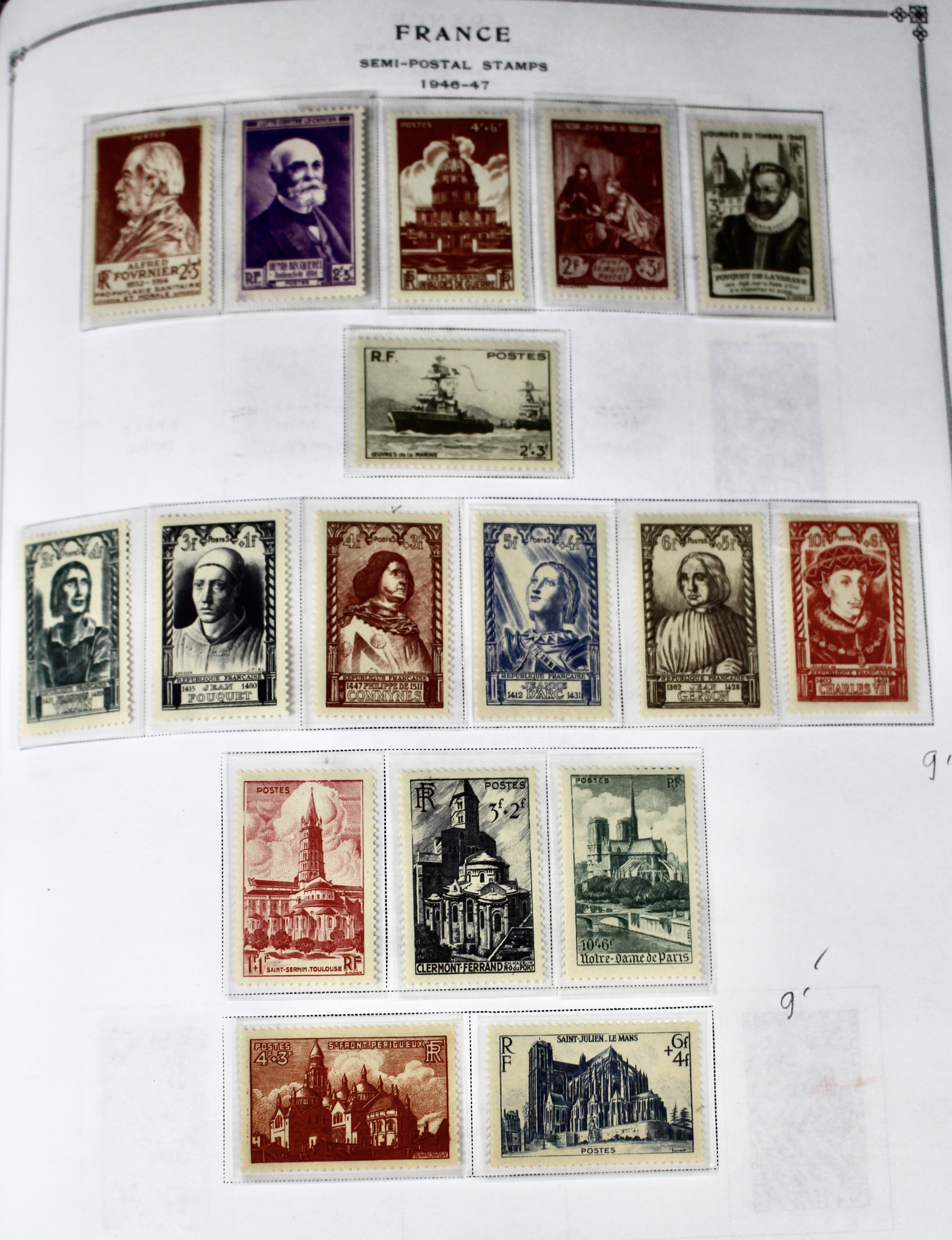 Scott's International Postage Stamp Album 1840-1949, Abyssinia through France