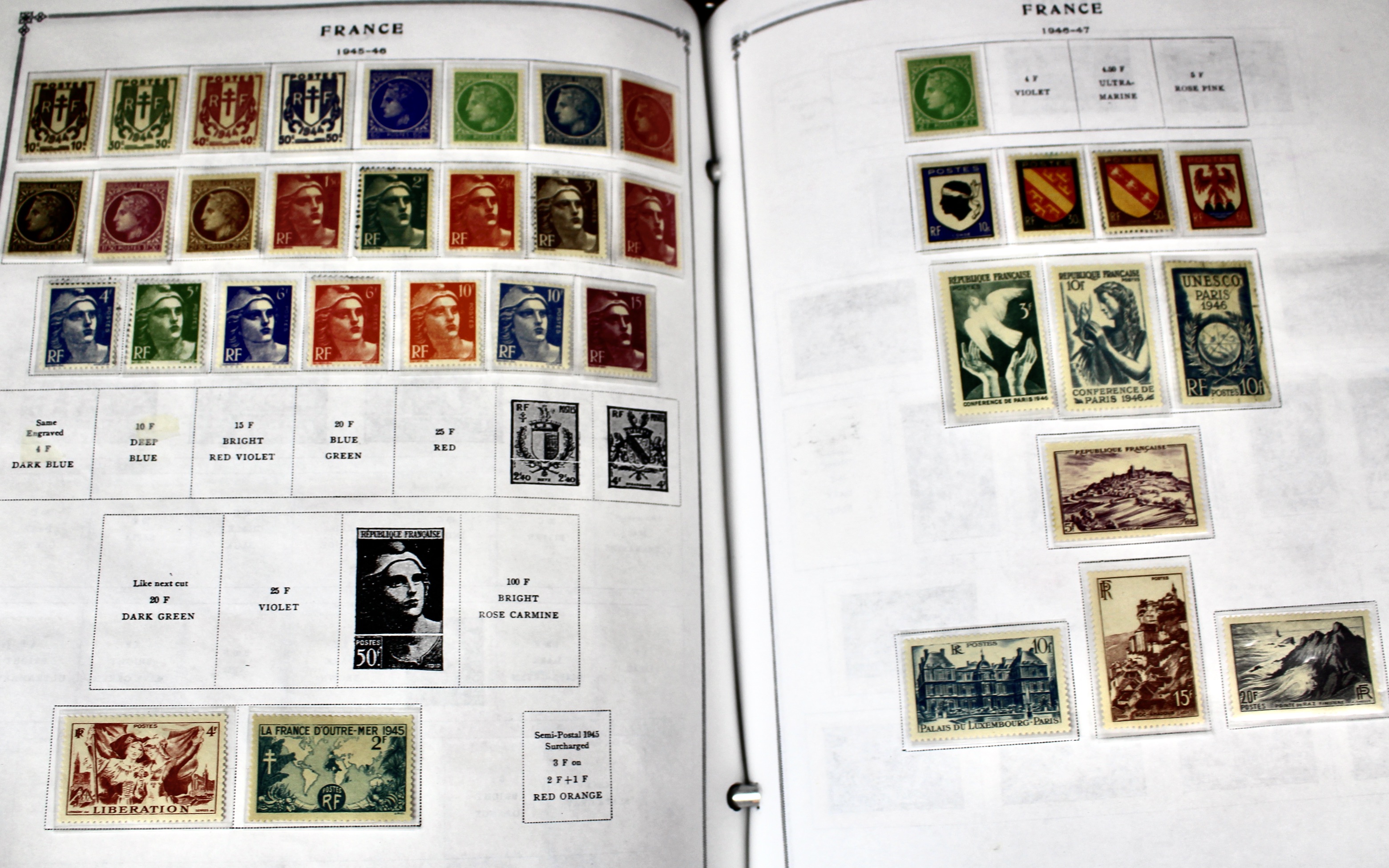 Scott's International Postage Stamp Album 1840-1949, Abyssinia through France