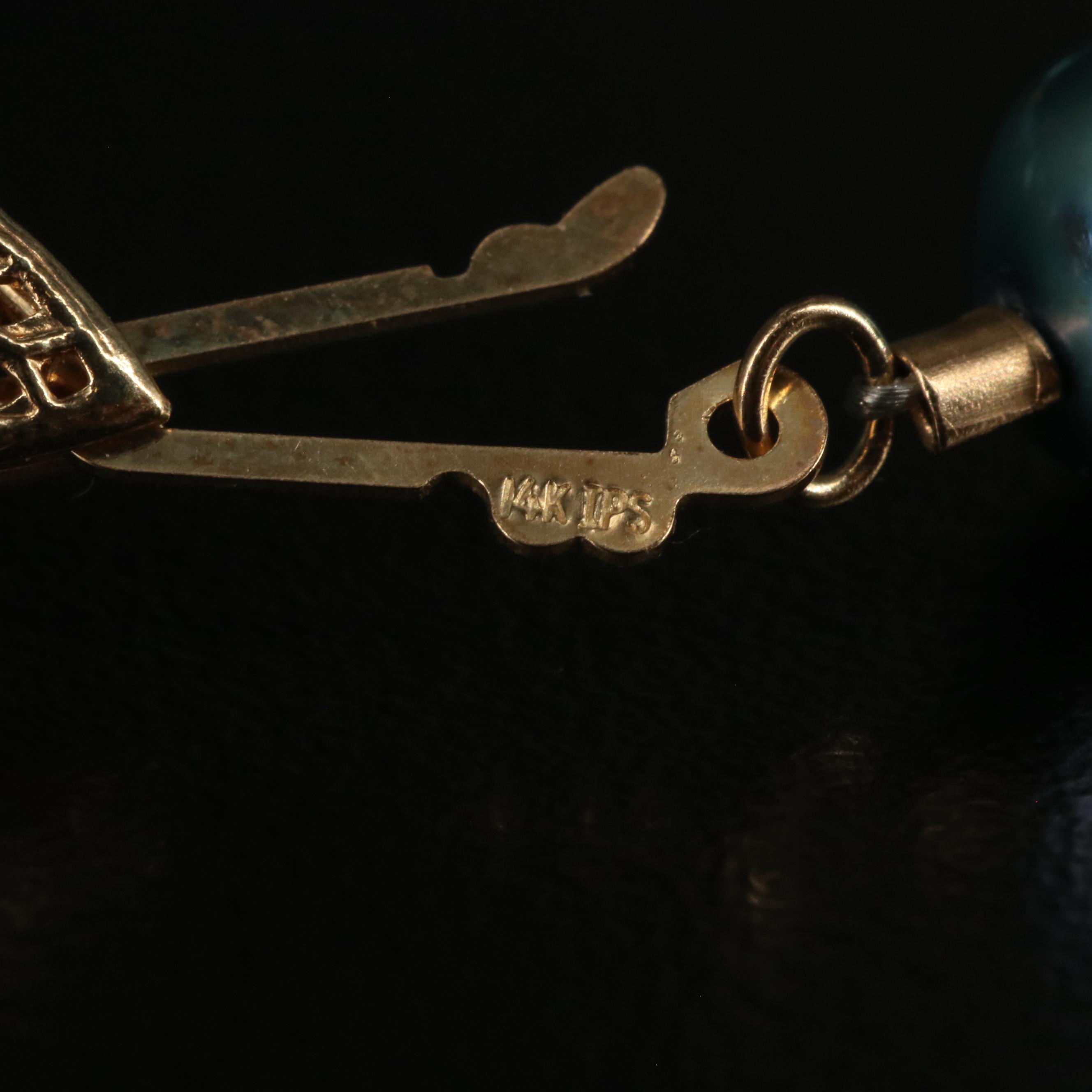 14K Pearl and Murano Glass Bead Bracelet