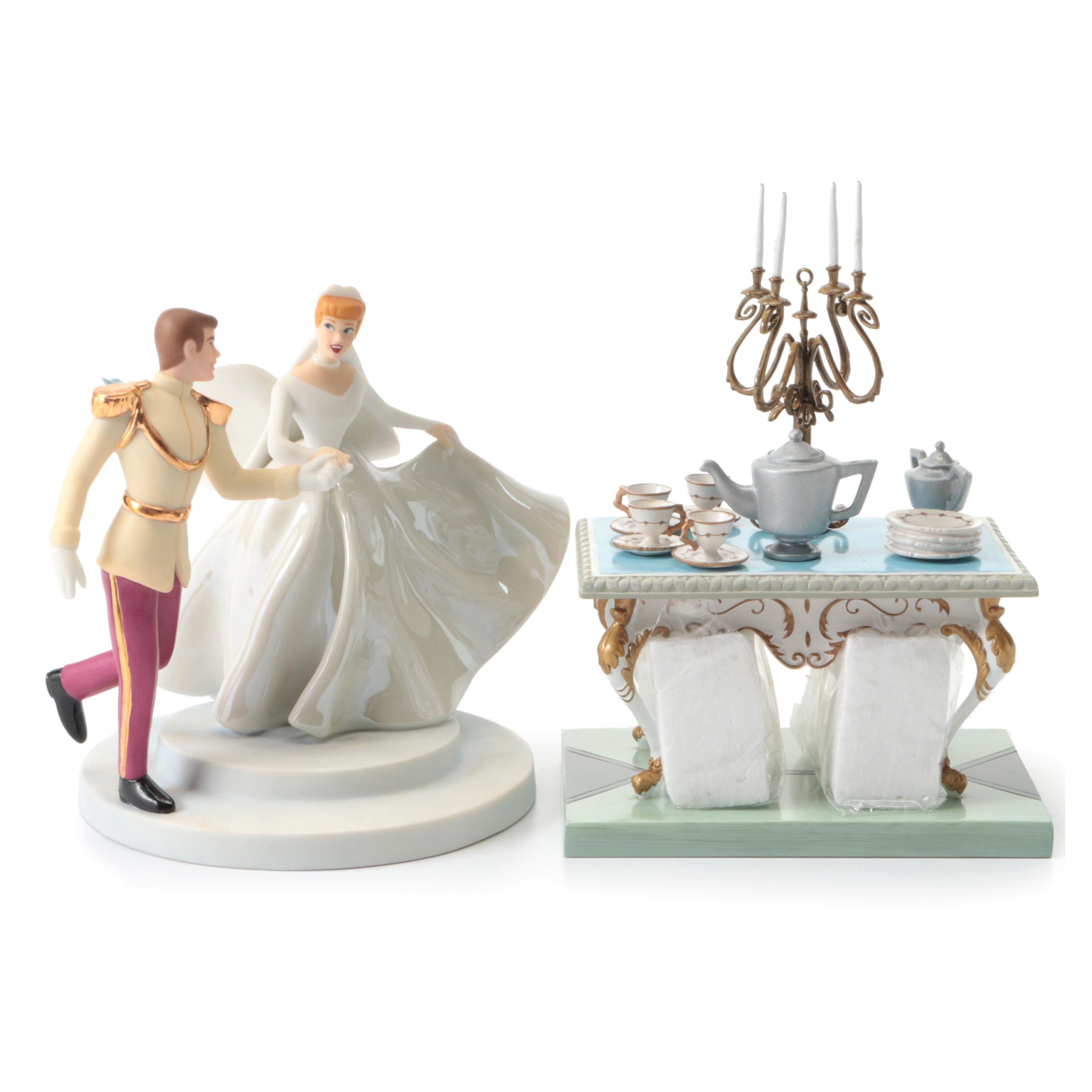 Walt Disney Classics Collection "Cinderella" Ceramic and Resin Figurines