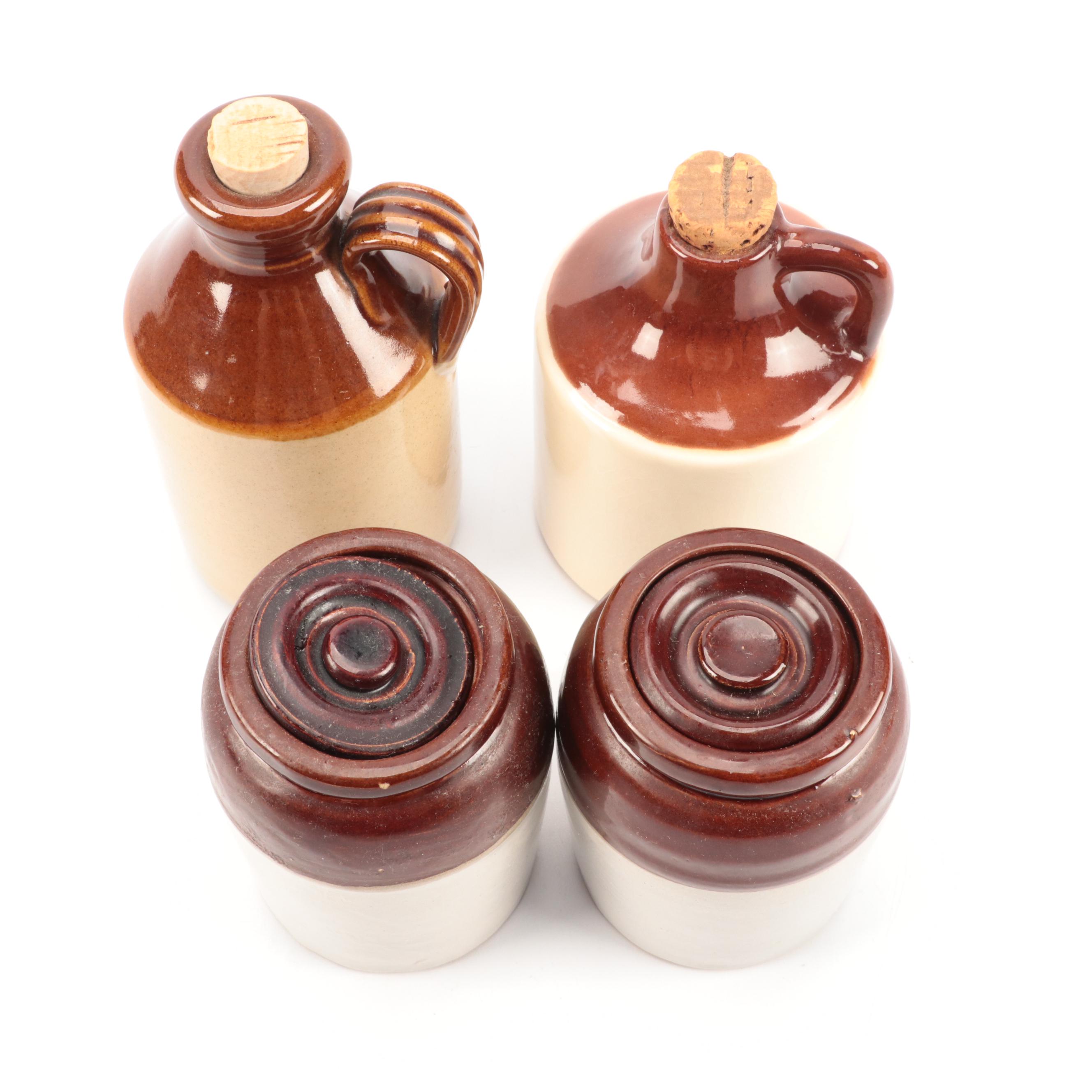 Pearson & Co., Weir Pottery Co., and More Brown Salt Glazed Stoneware