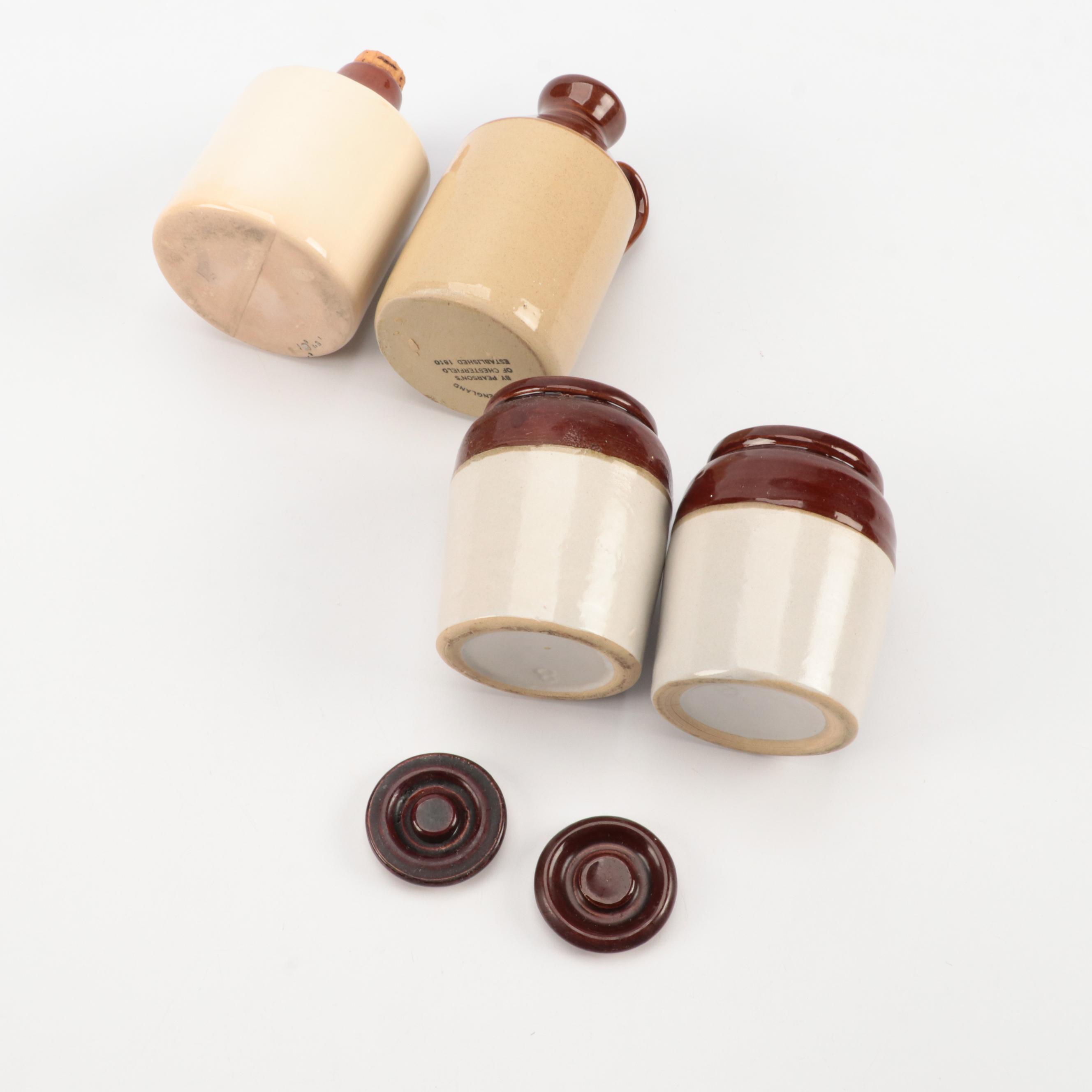 Pearson & Co., Weir Pottery Co., and More Brown Salt Glazed Stoneware