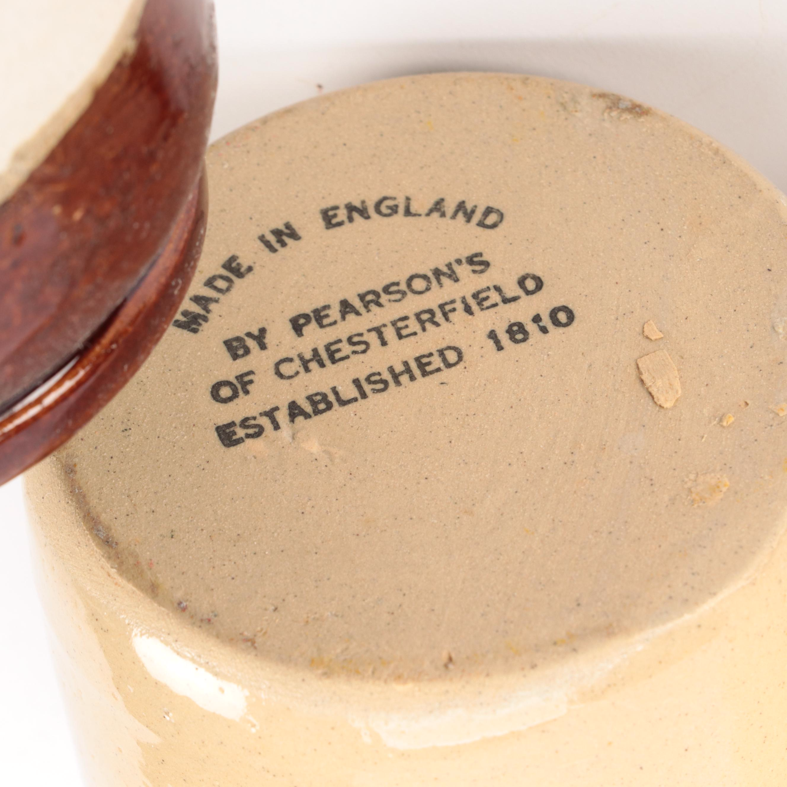 Pearson & Co., Weir Pottery Co., and More Brown Salt Glazed Stoneware