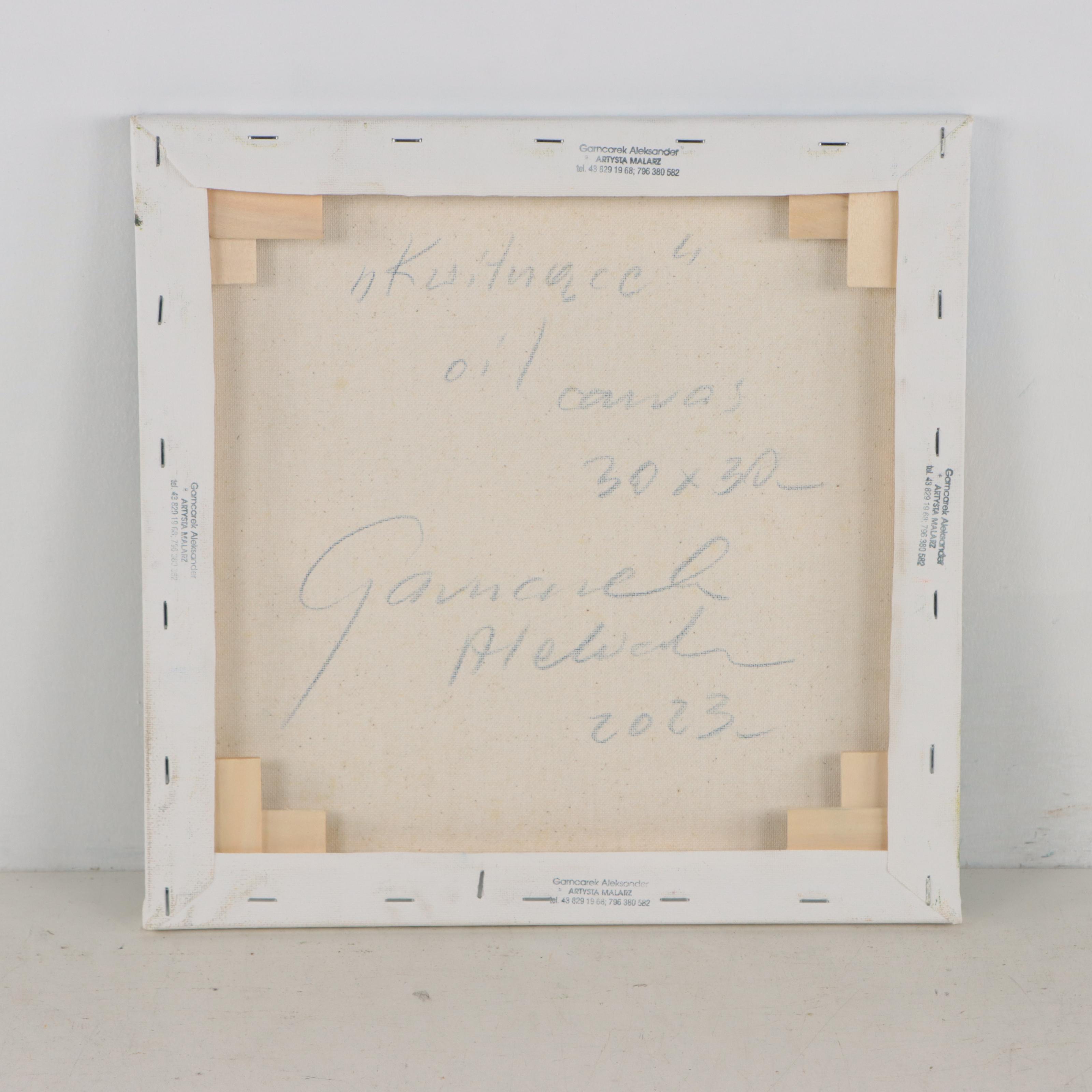 Garncarek Aleksander Oil Painting "Kwitnące," 2023