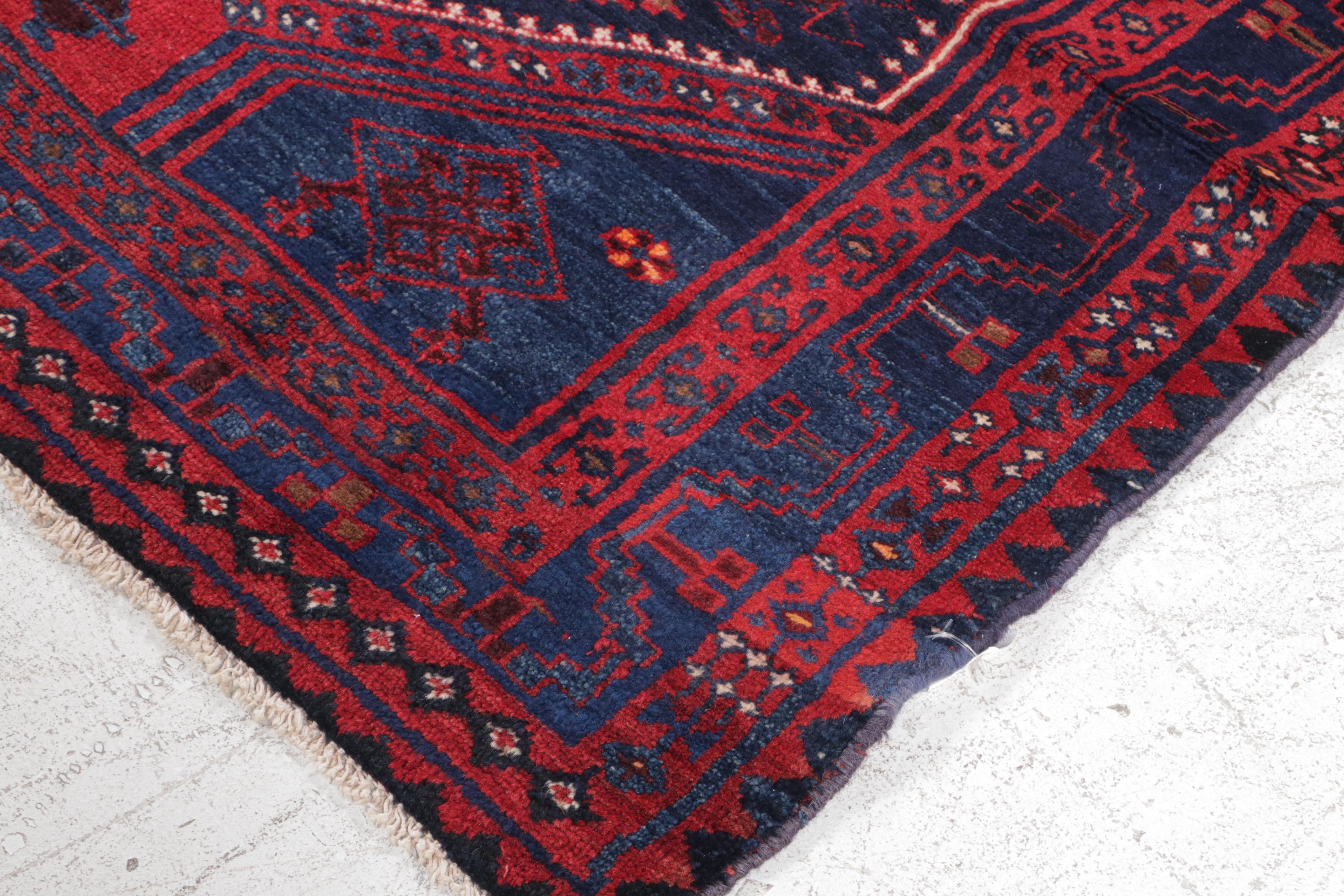5'7 x 8'2 Hand-Knotted Persian Sirjan Area Rug