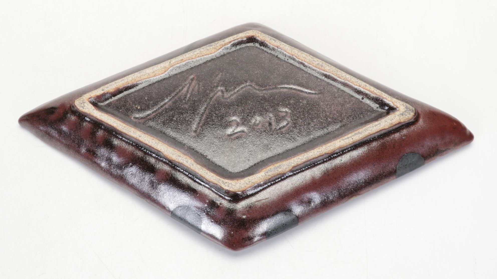 Art Pottery Platter and Plates