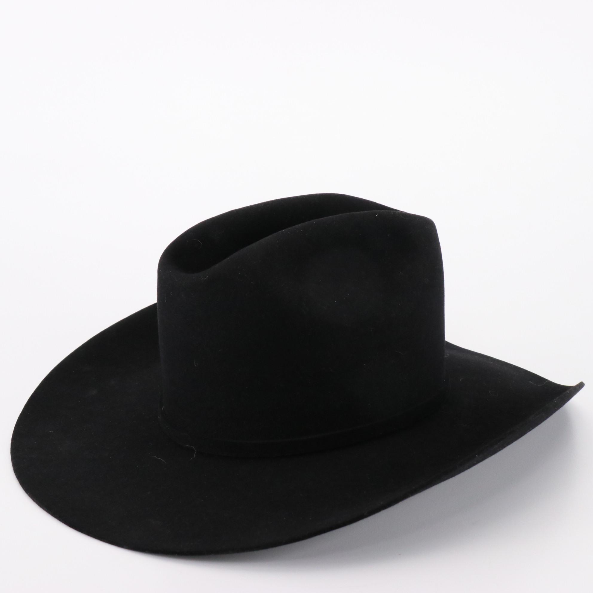 Fincher's 10X Beaver Felt Long Oval Cowboy Hat with Box