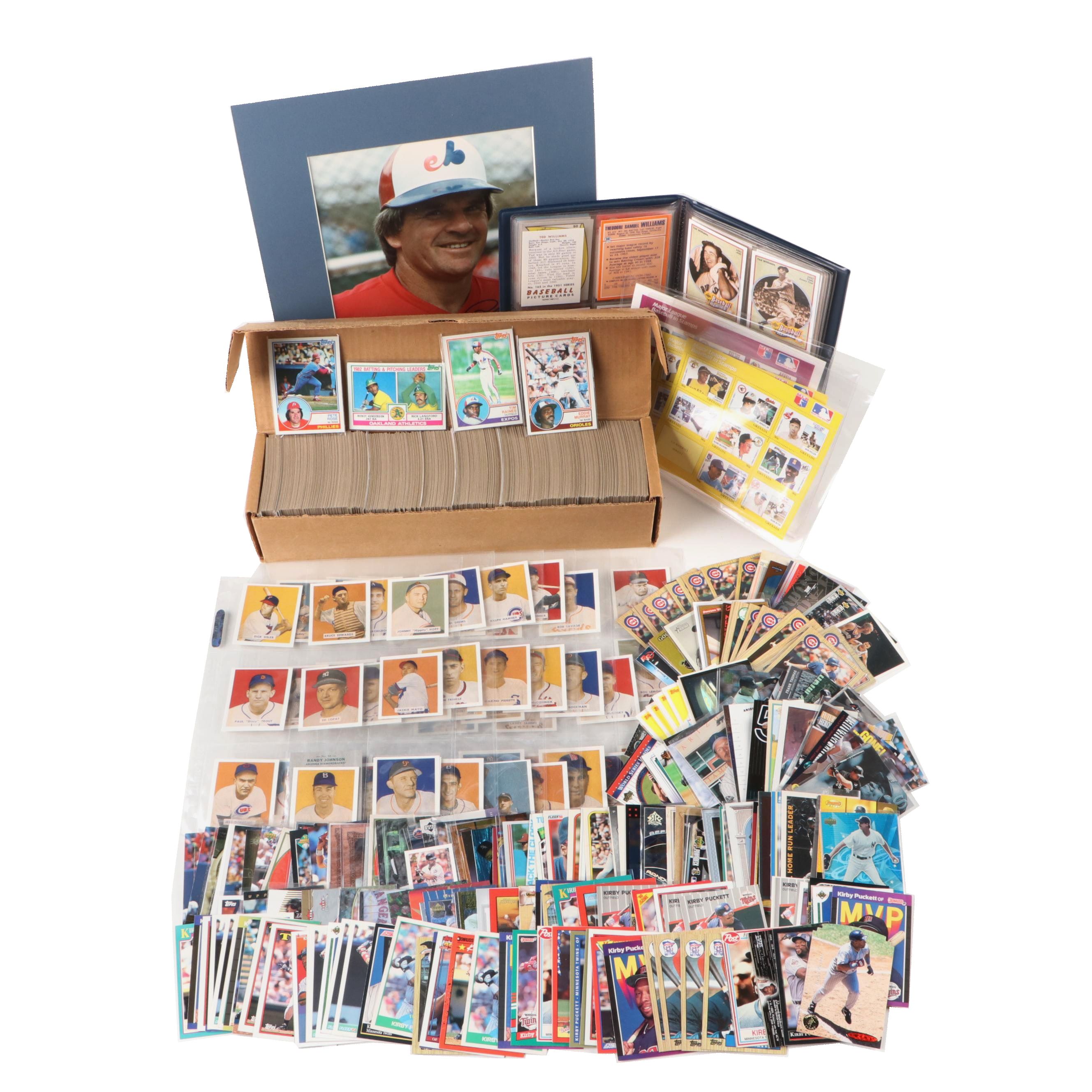 1949 Bowman Reprints with More Baseball Cards, and Pete Rose Signed Giclée