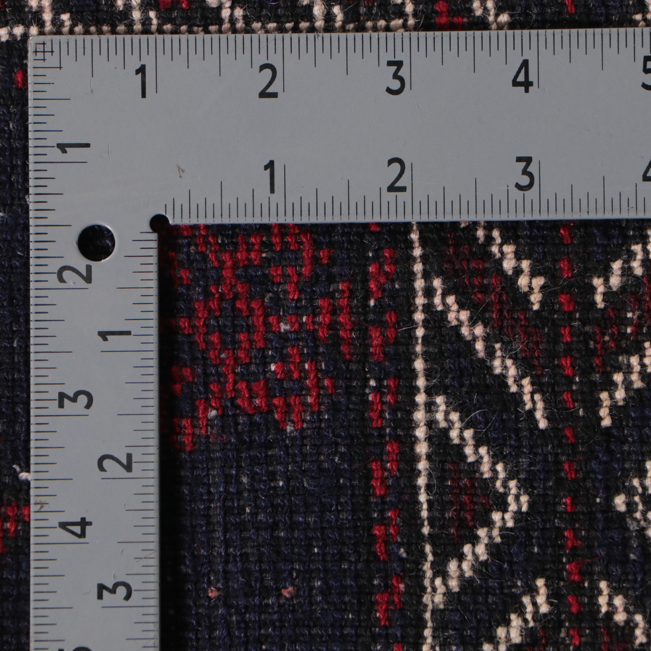 1'11 x 2'3 Hand-Knotted Afghan Baluch Accent Rug