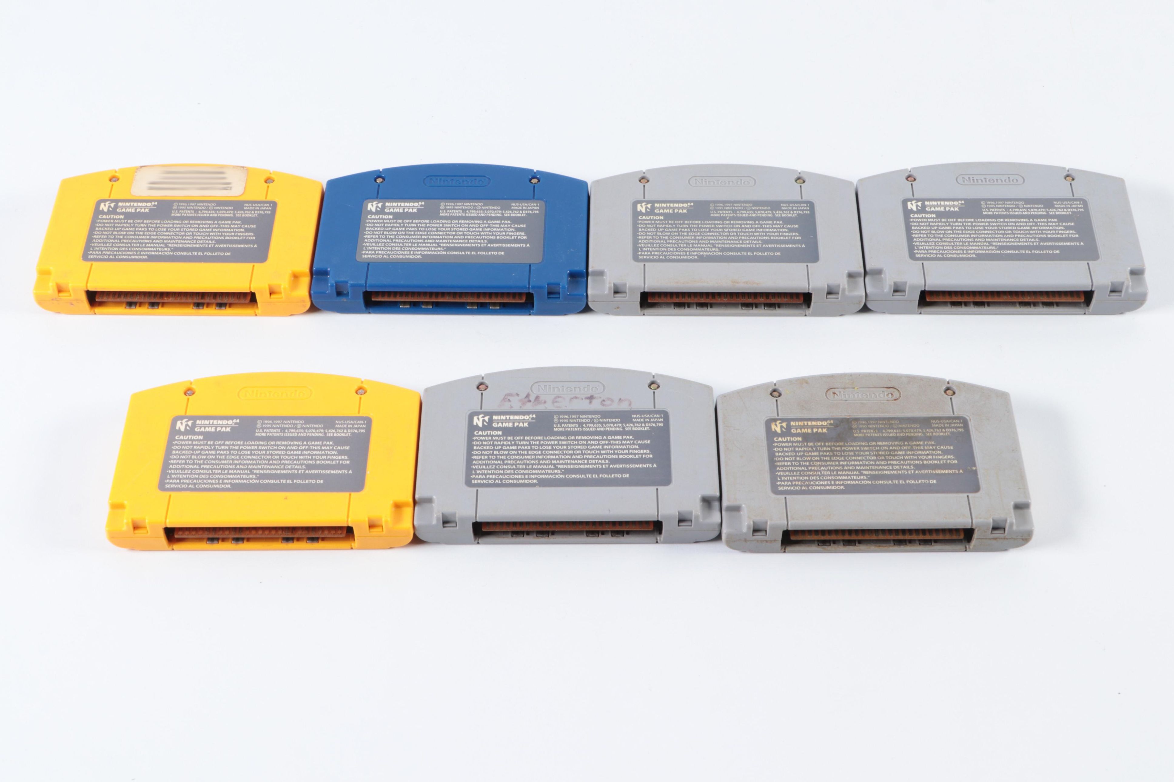 Nintendo 64 and NES Game Consoles with Games, Controllers, and More