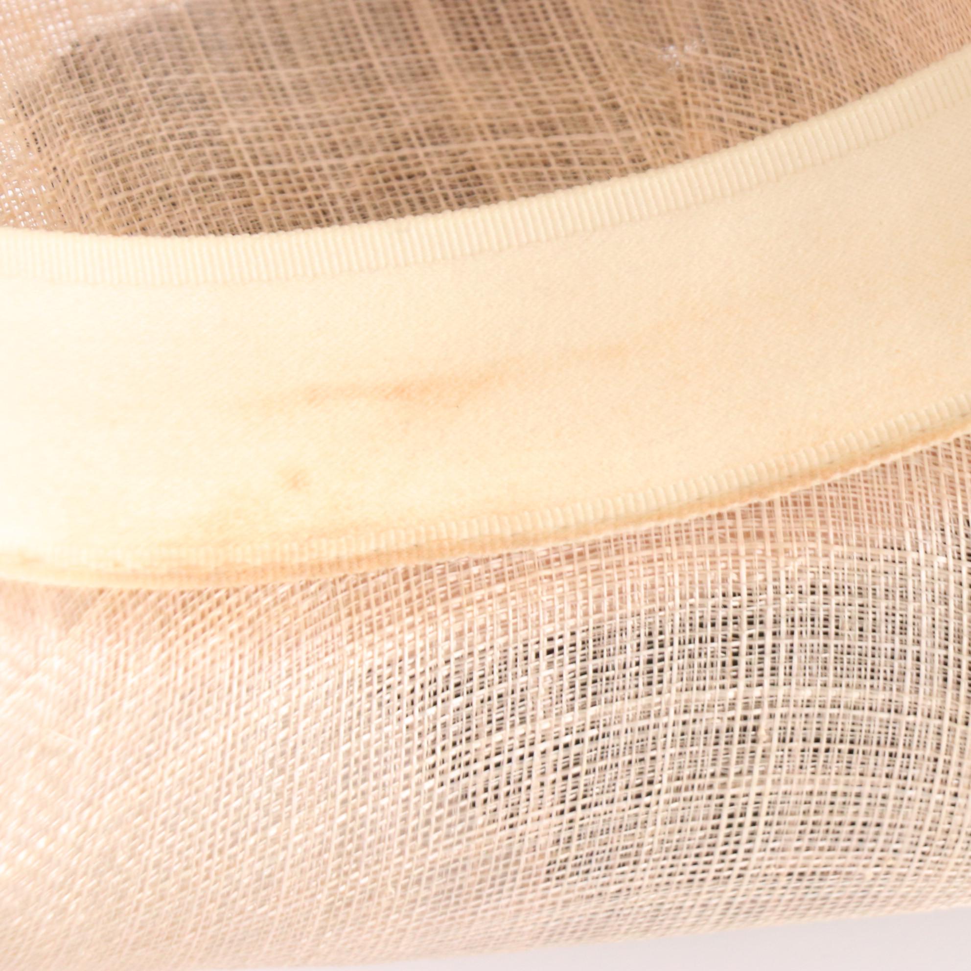 Philip Treacy of London Sinamay Sun Hat and Carina Gatto Mesh Hat with Hat Box