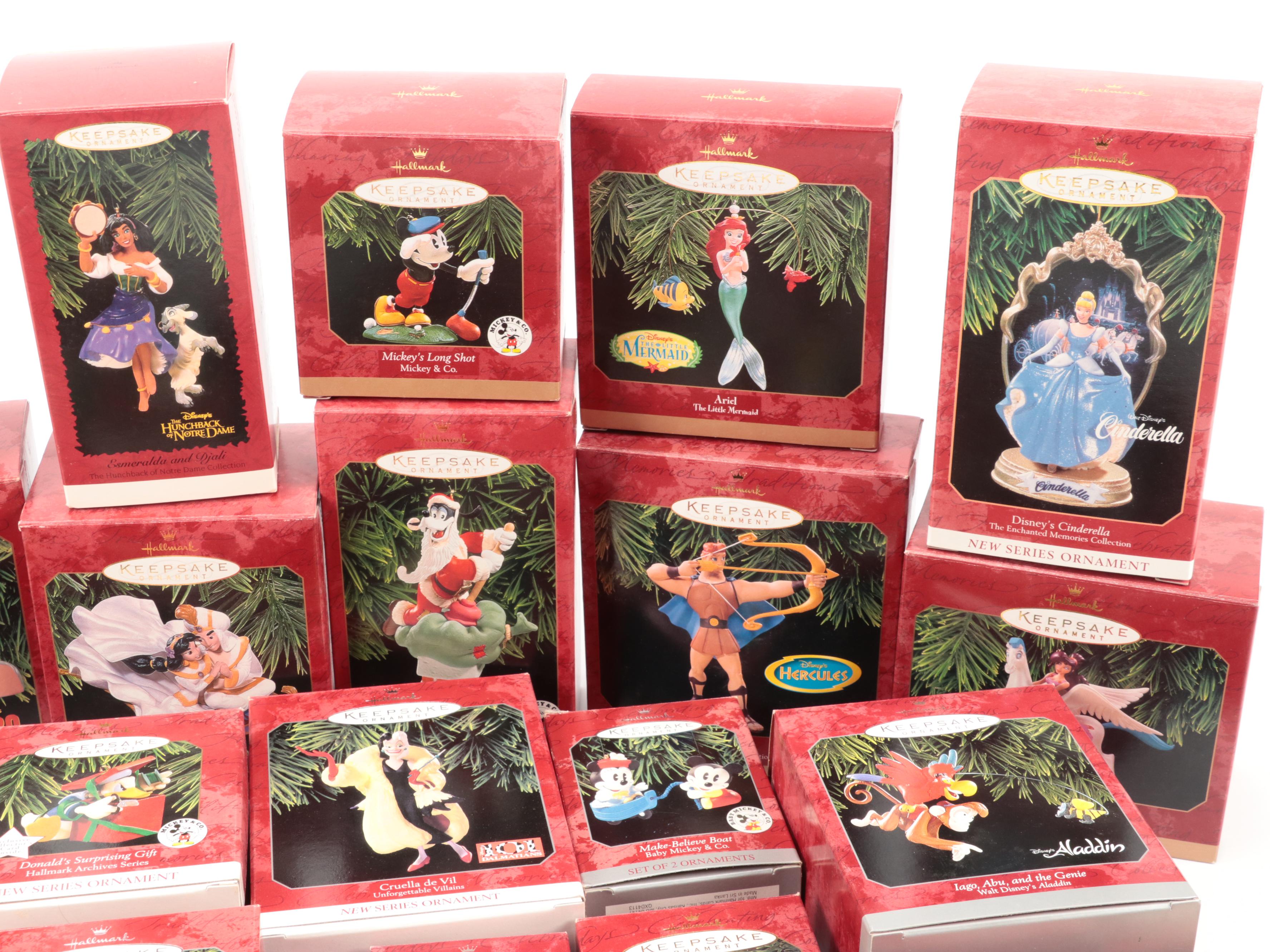 Hallmark Keepsake Disney Character Ornaments