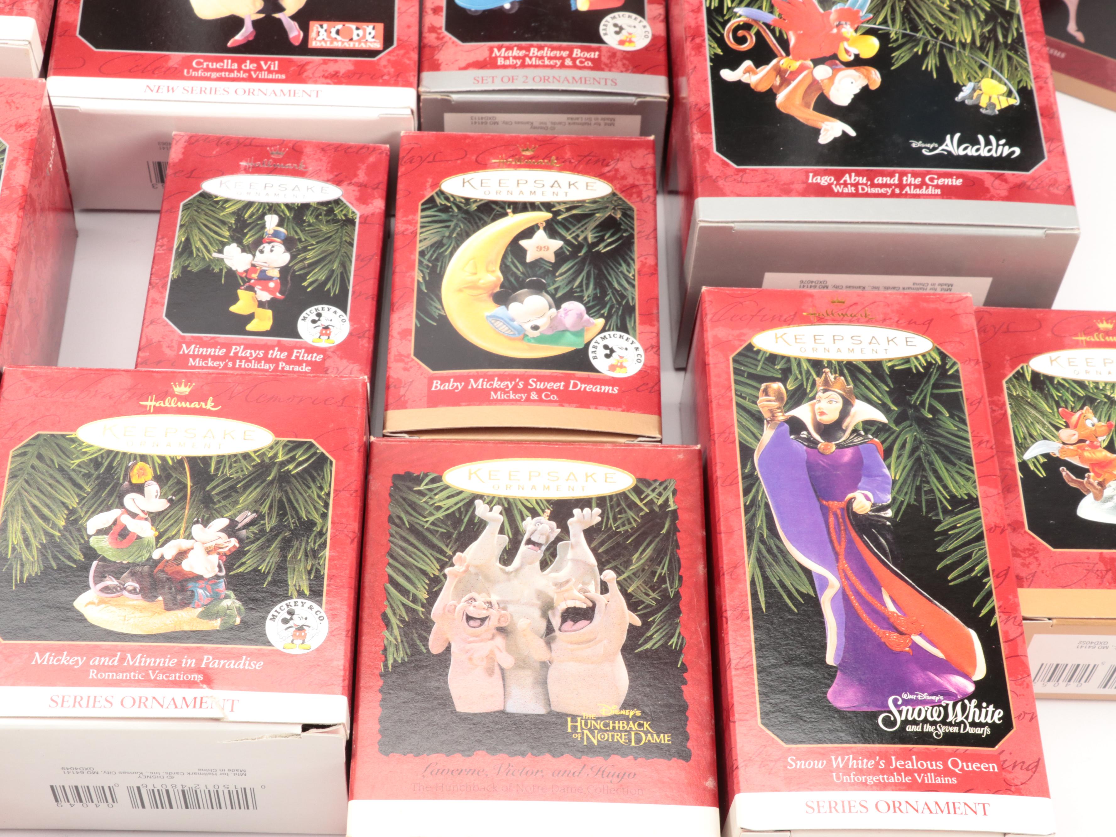 Hallmark Keepsake Disney Character Ornaments