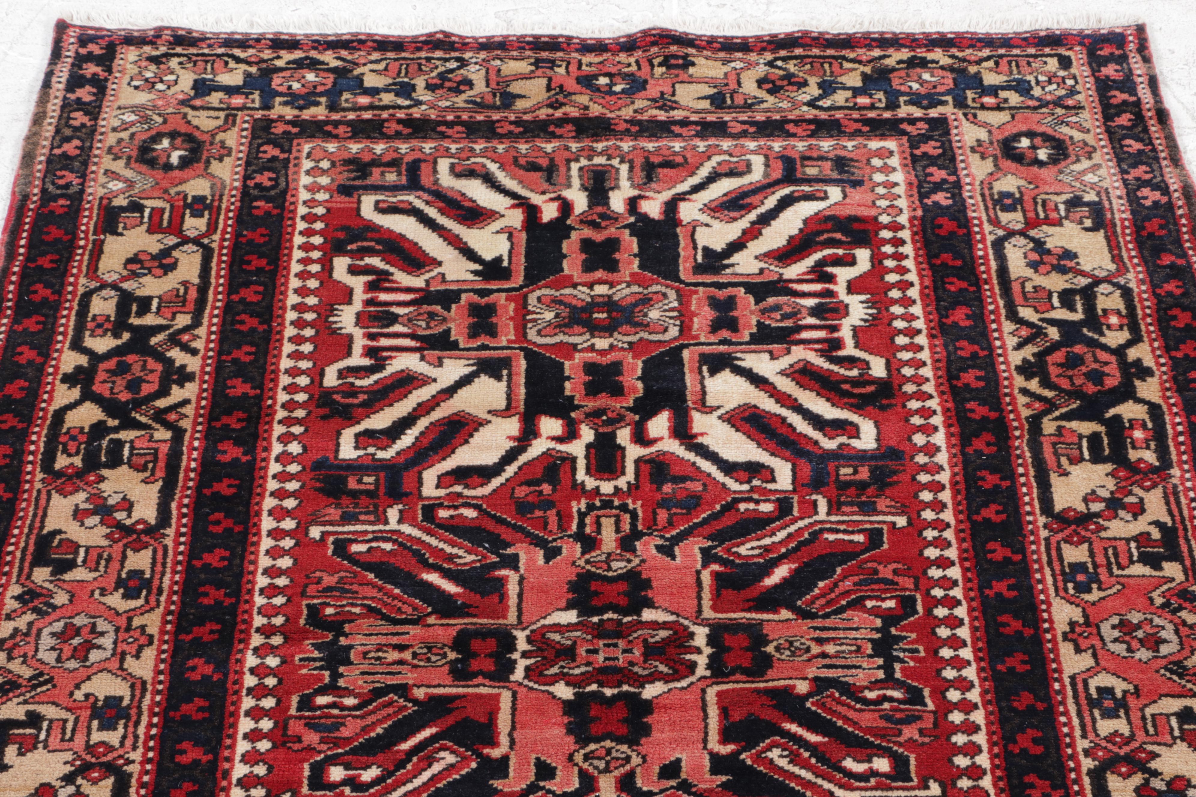 4'9 x 7'5 Hand-Knotted Caucasian Karabagh Area Rug