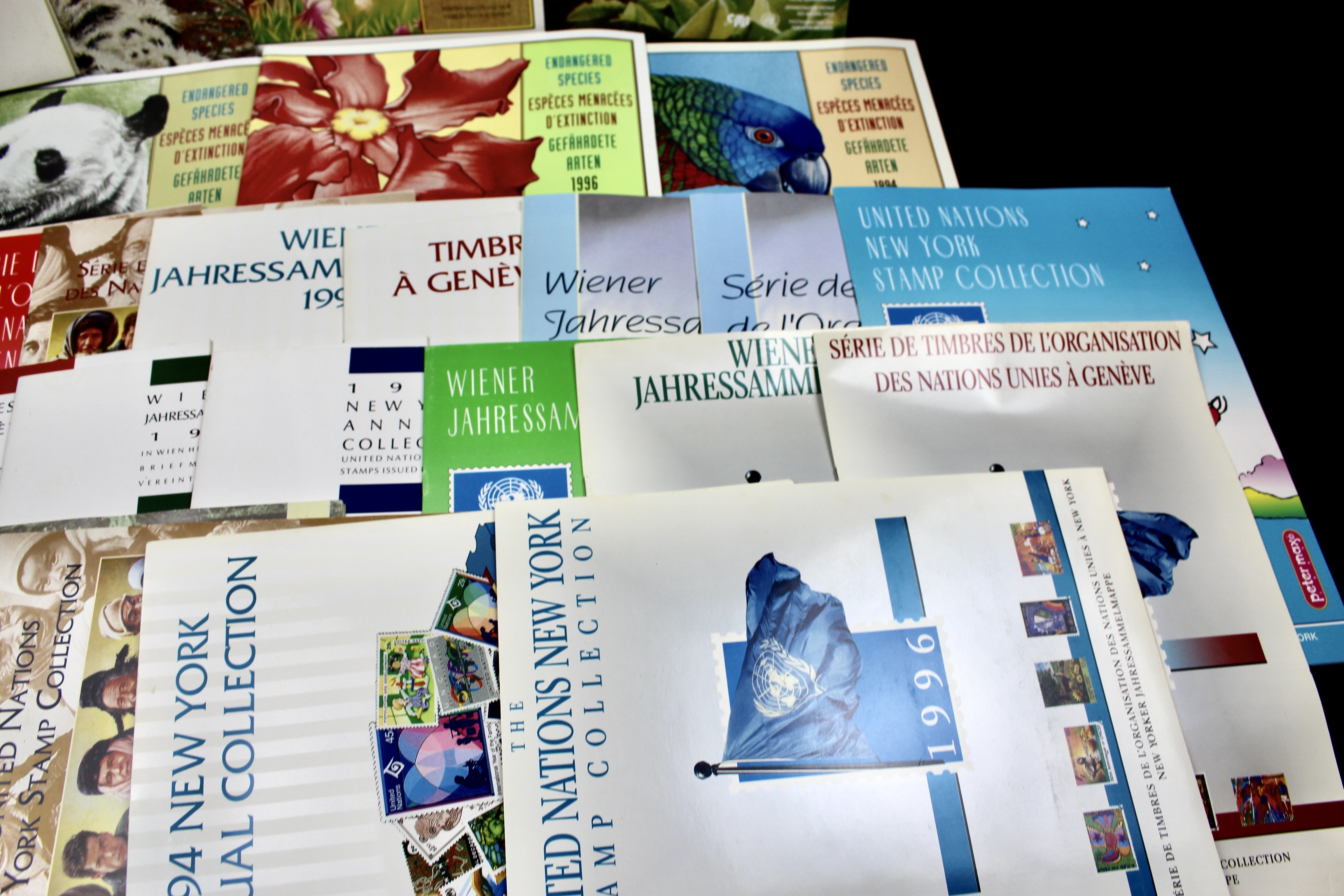 Twenty-Seven United Nations Booklets With Postage Stamps