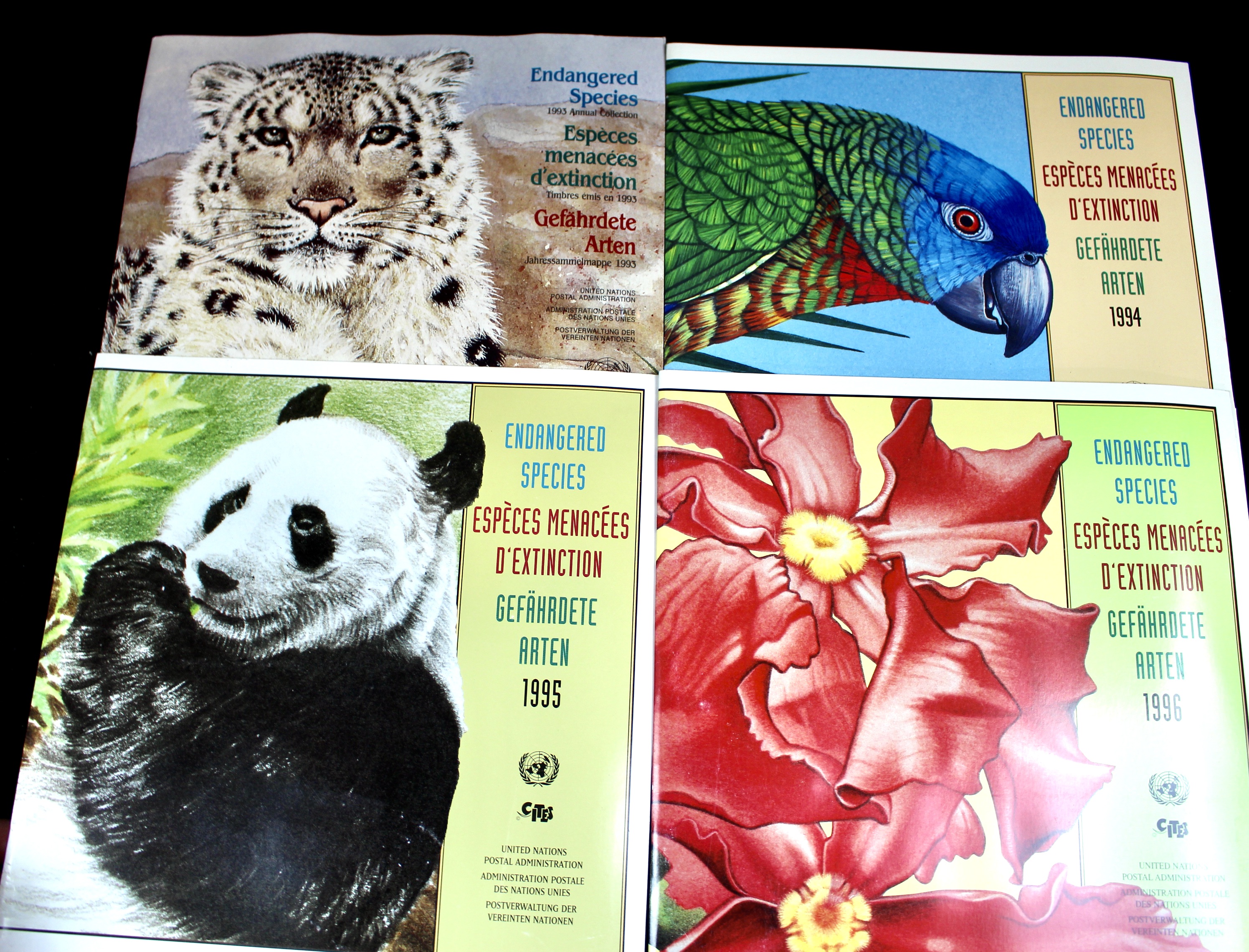 Twenty-Seven United Nations Booklets With Postage Stamps