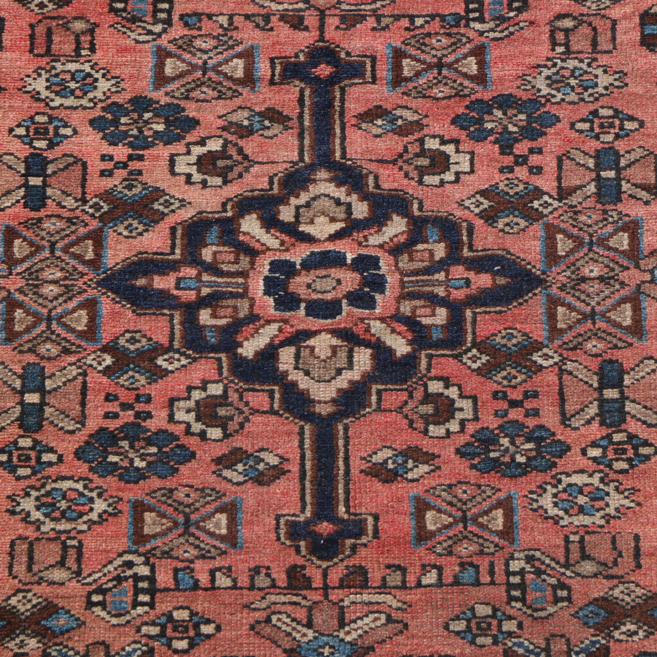 4'2 x 5'10 Hand-Knotted Persian Malayer Area Rug