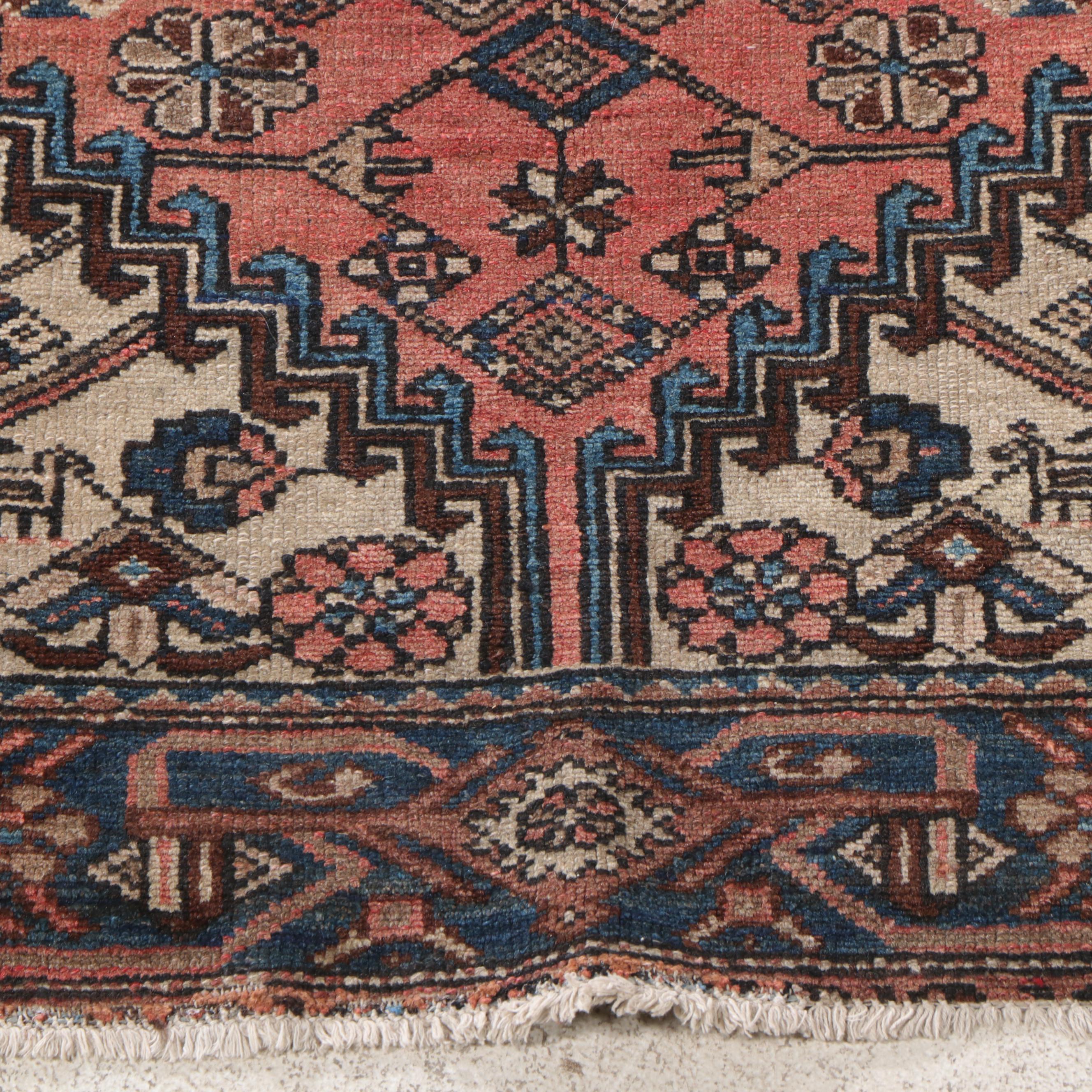 4'2 x 5'10 Hand-Knotted Persian Malayer Area Rug