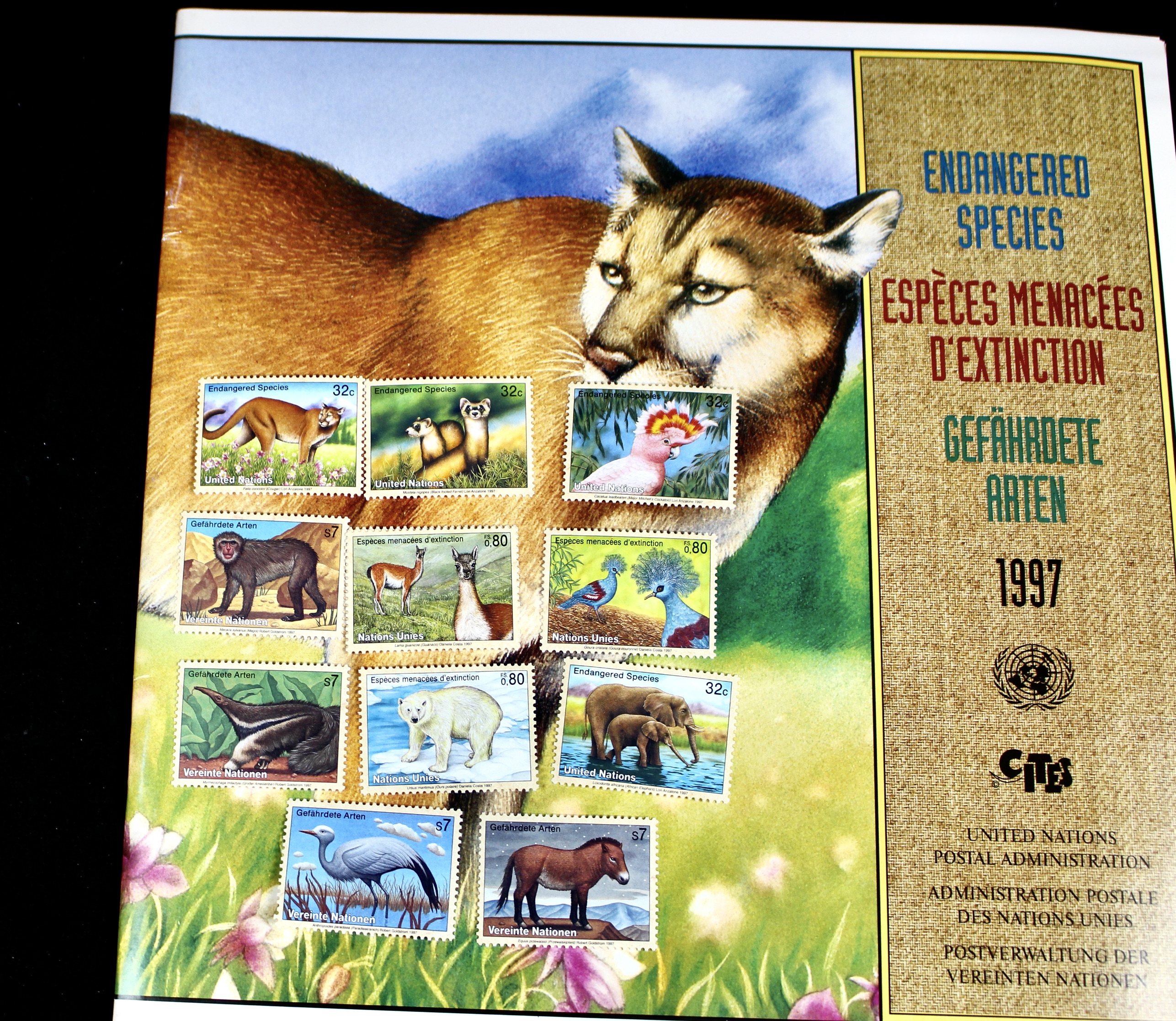 Twenty-Seven United Nations Booklets With Postage Stamps