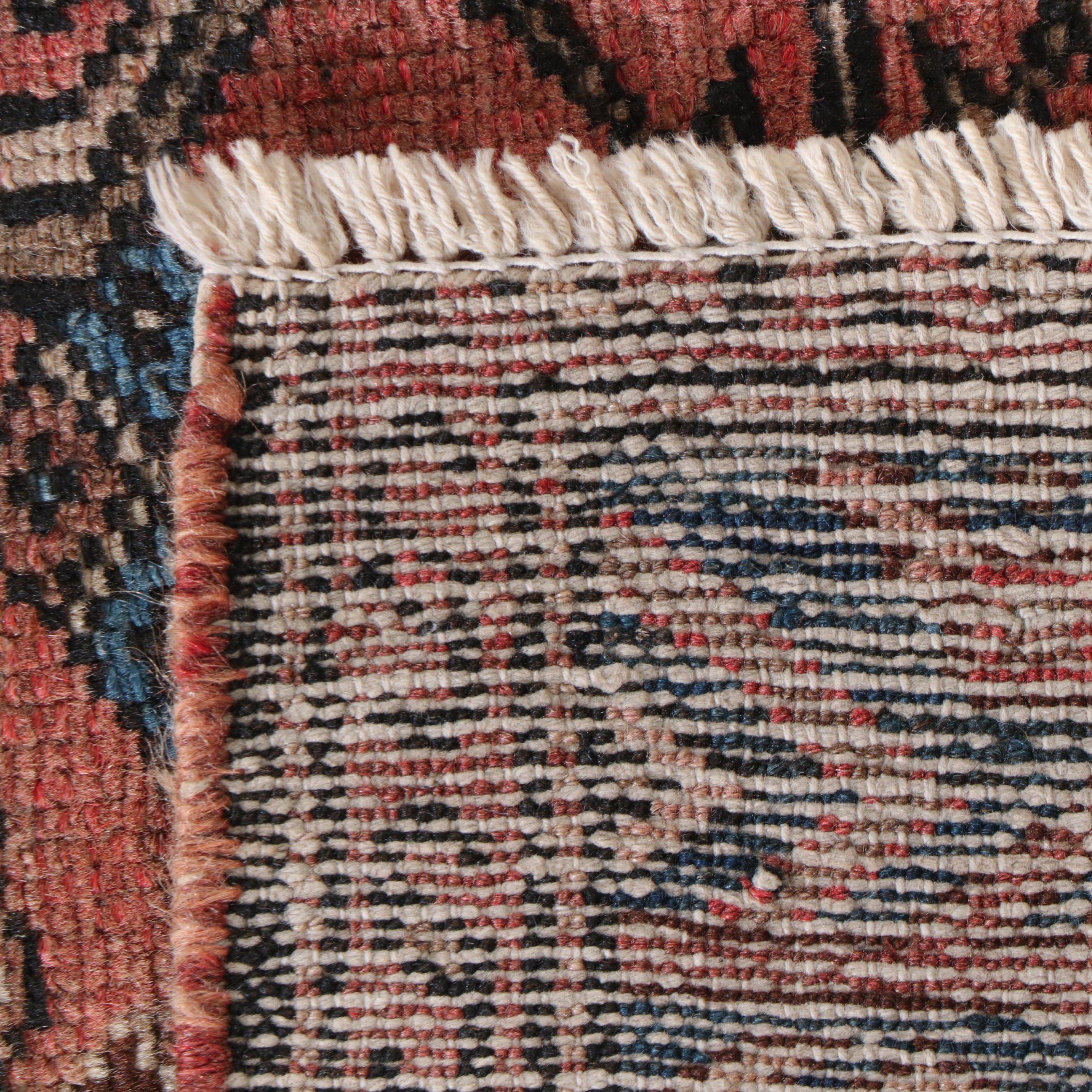 4'2 x 5'10 Hand-Knotted Persian Malayer Area Rug