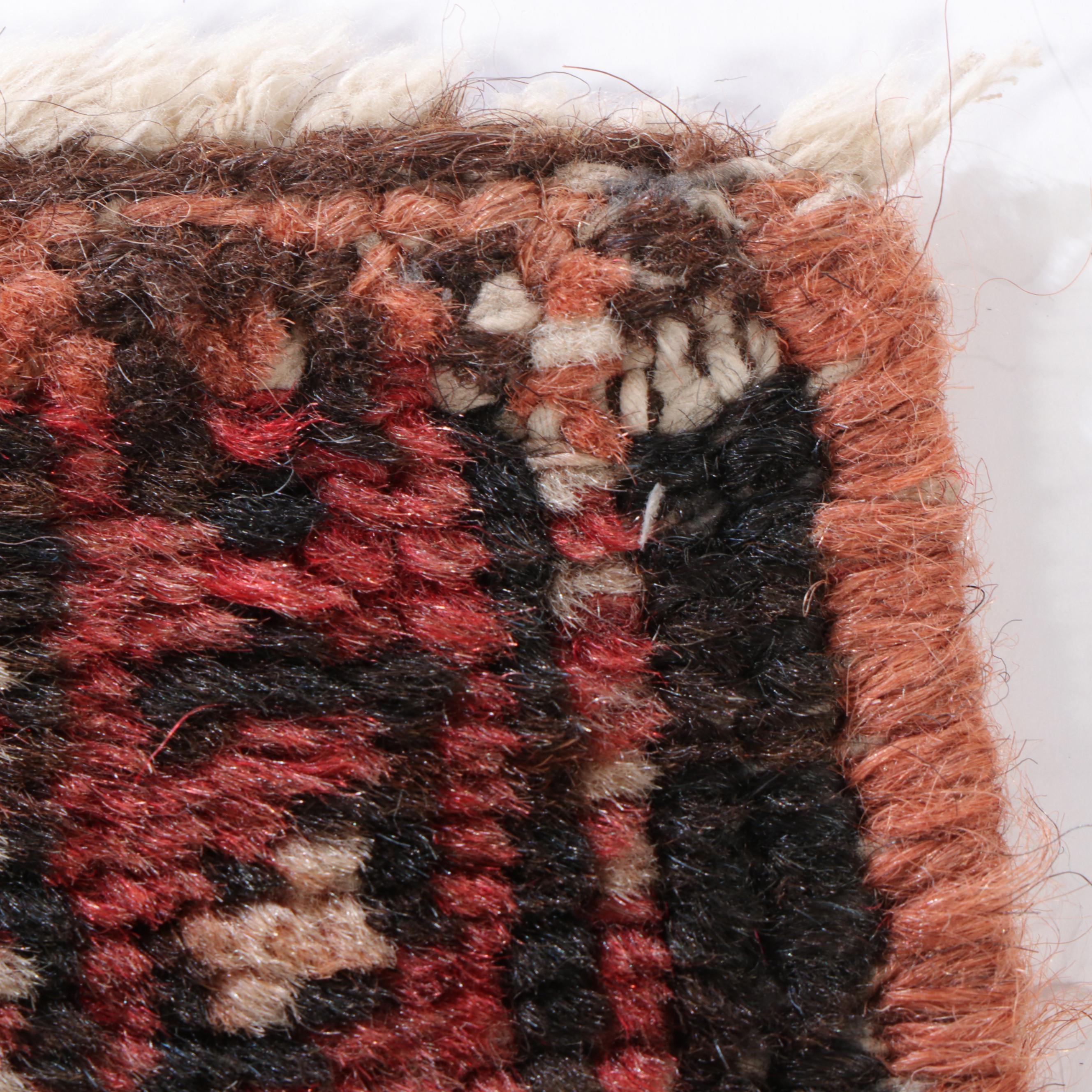 4'2 x 5'10 Hand-Knotted Persian Malayer Area Rug