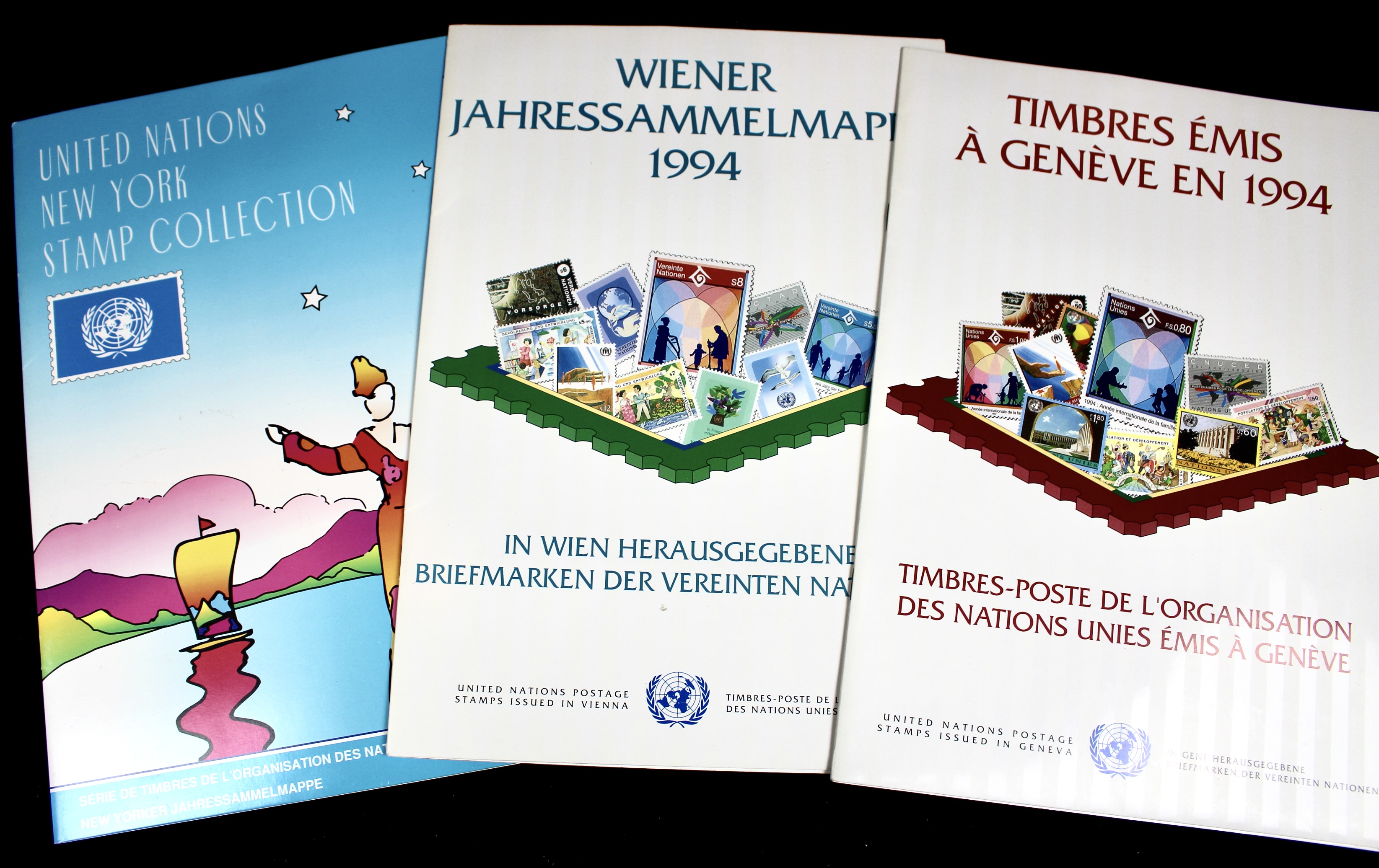 Twenty-Seven United Nations Booklets With Postage Stamps