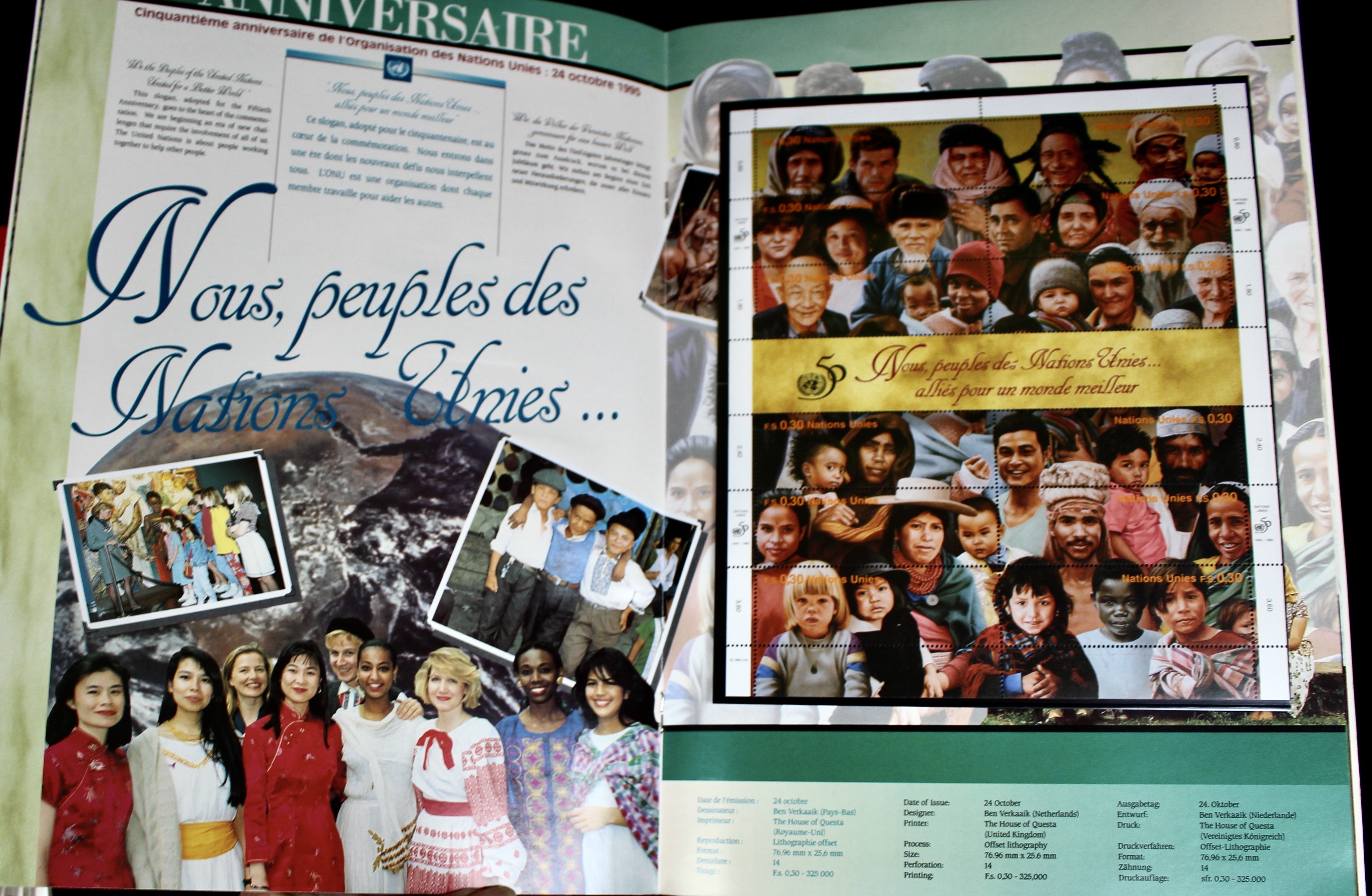 Twenty-Seven United Nations Booklets With Postage Stamps