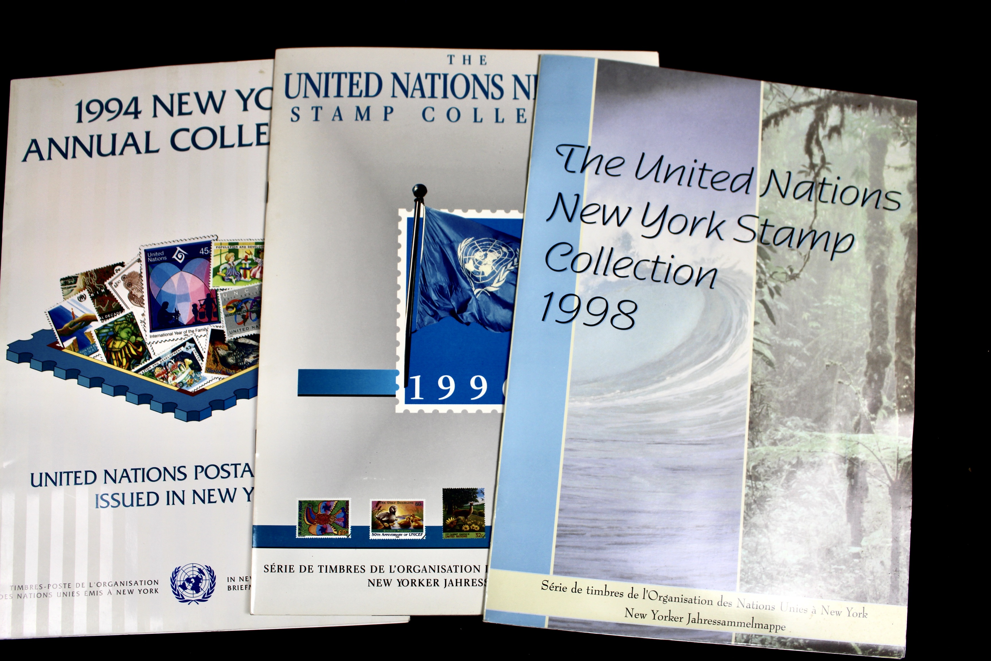 Twenty-Seven United Nations Booklets With Postage Stamps