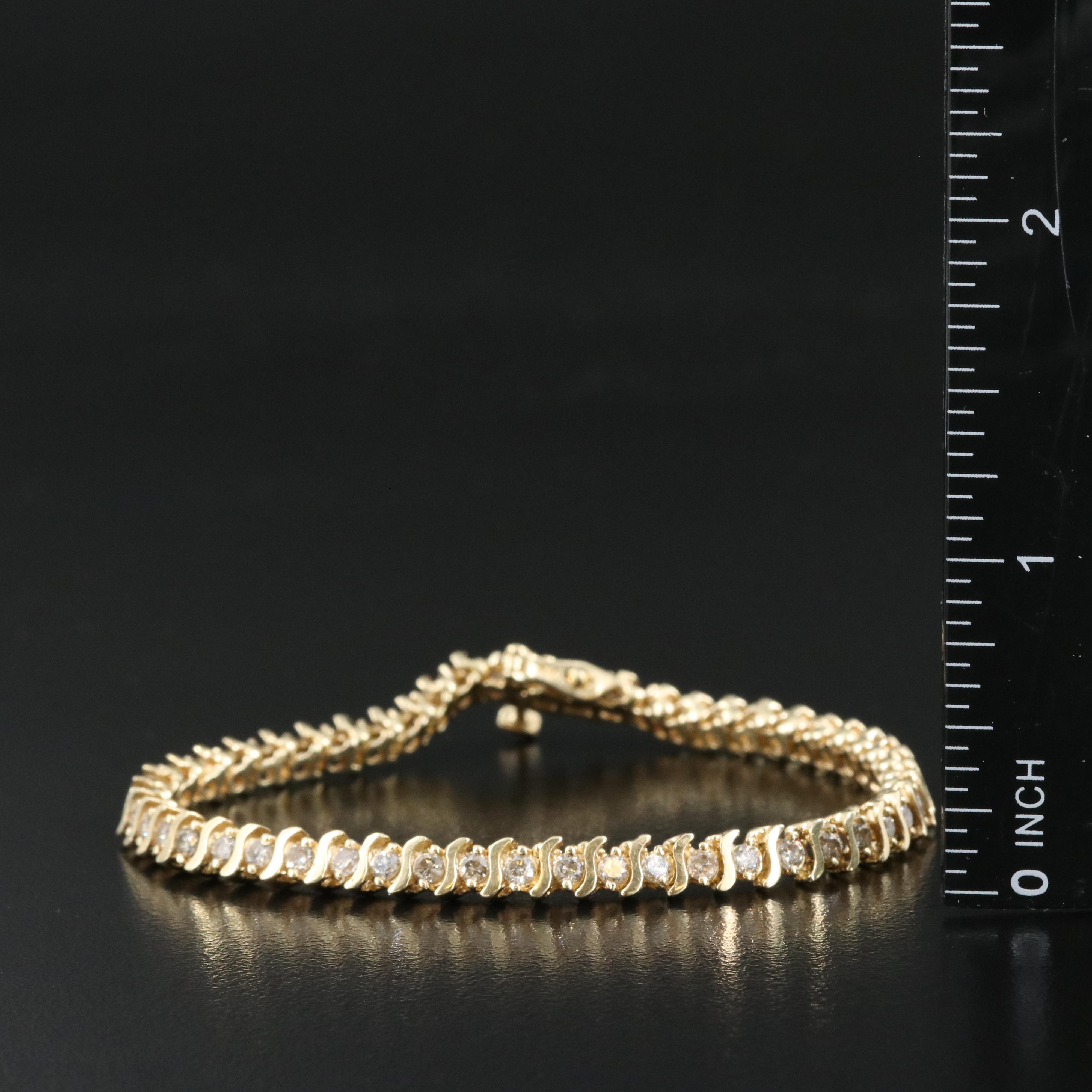14K 3.00 CTW Diamond Bracelet