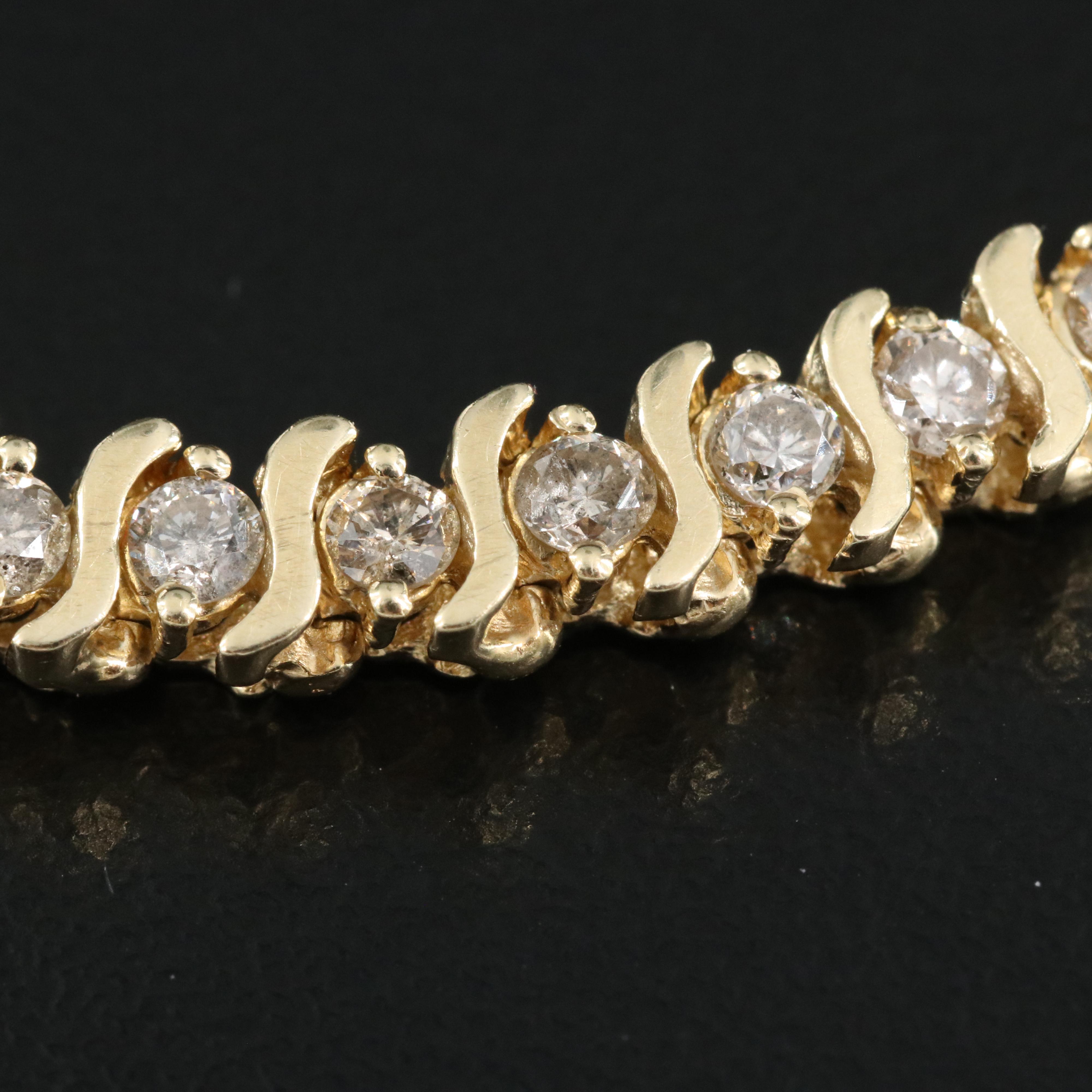 14K 3.00 CTW Diamond Bracelet