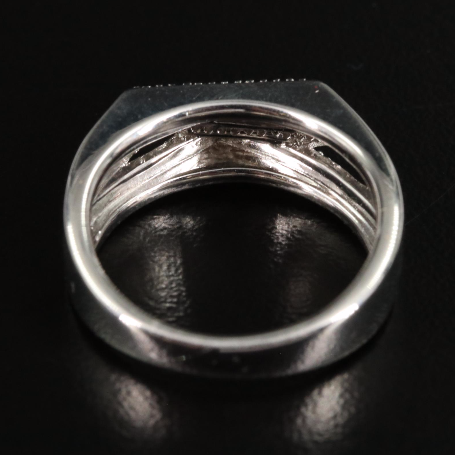 Sterling 0.11 CTW Diamond Ring