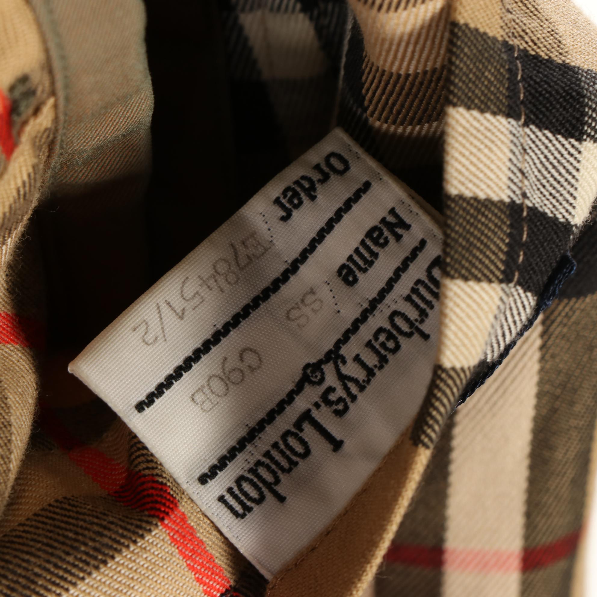 Men's Burberrys Raglan Sleeve Raincoat in Cotton