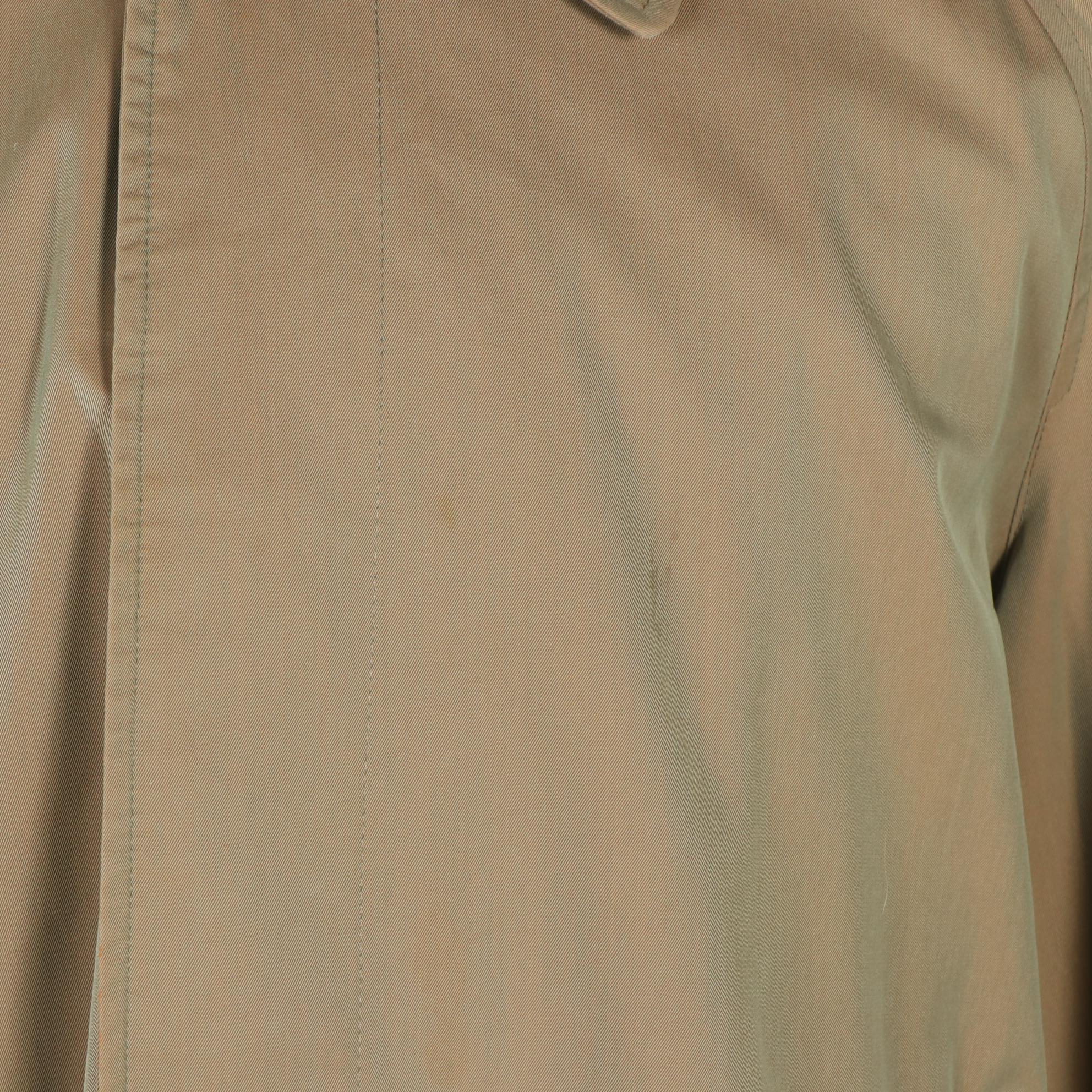 Men's Burberrys Raglan Sleeve Raincoat in Cotton