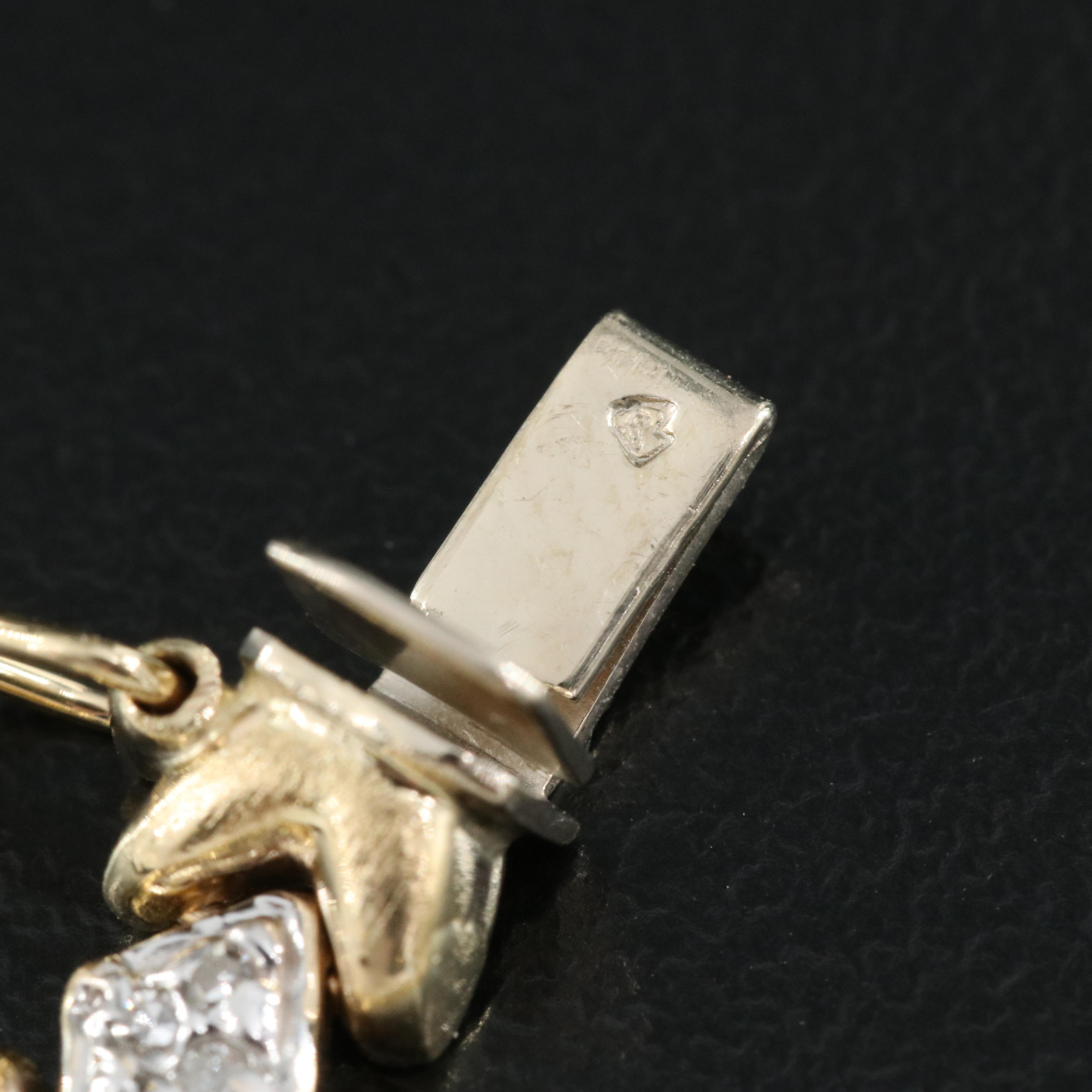 Italian 14K 0.20 CTW Diamond "X O" Bracelet