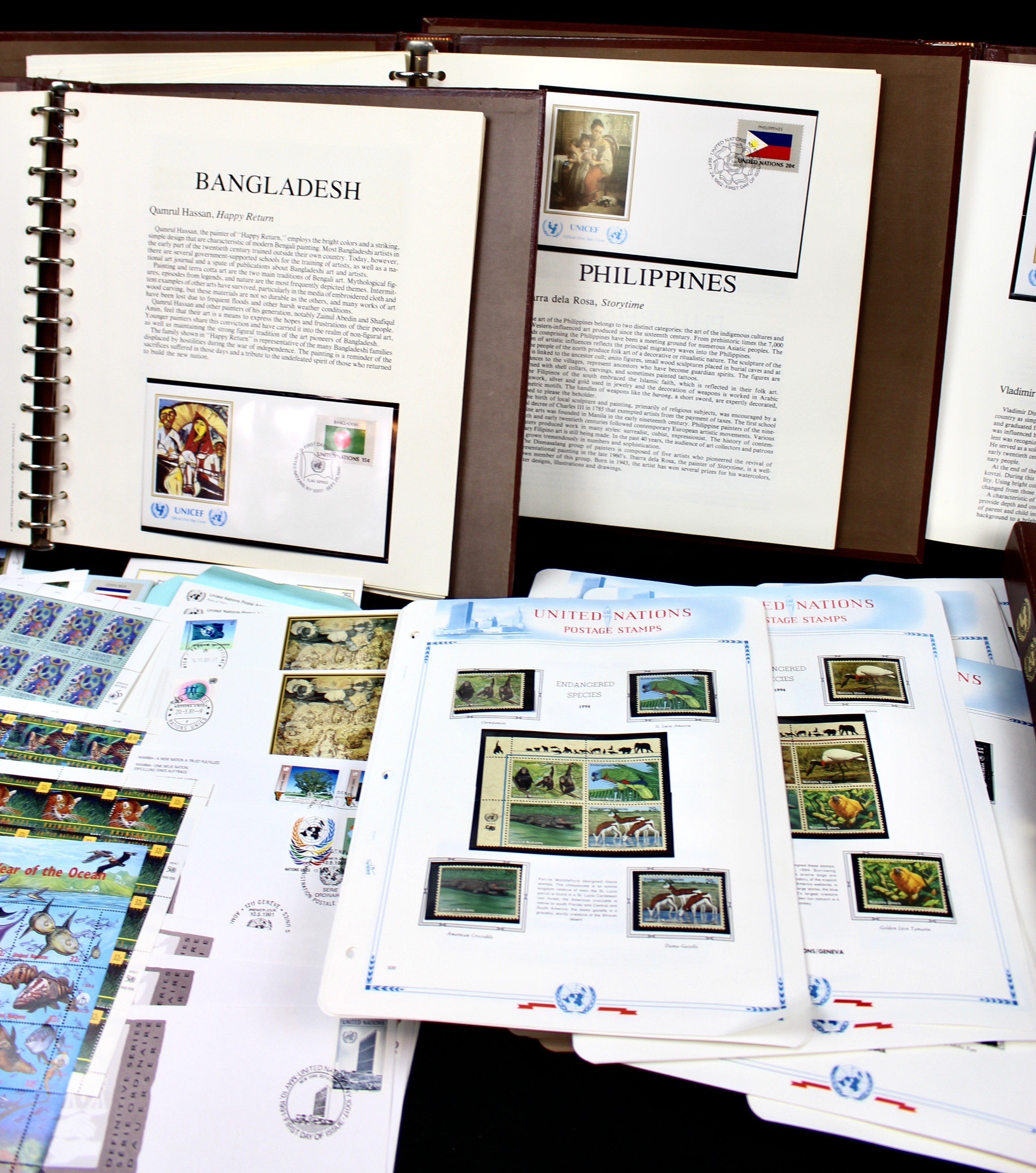 United Nations Postage Stamp Collection