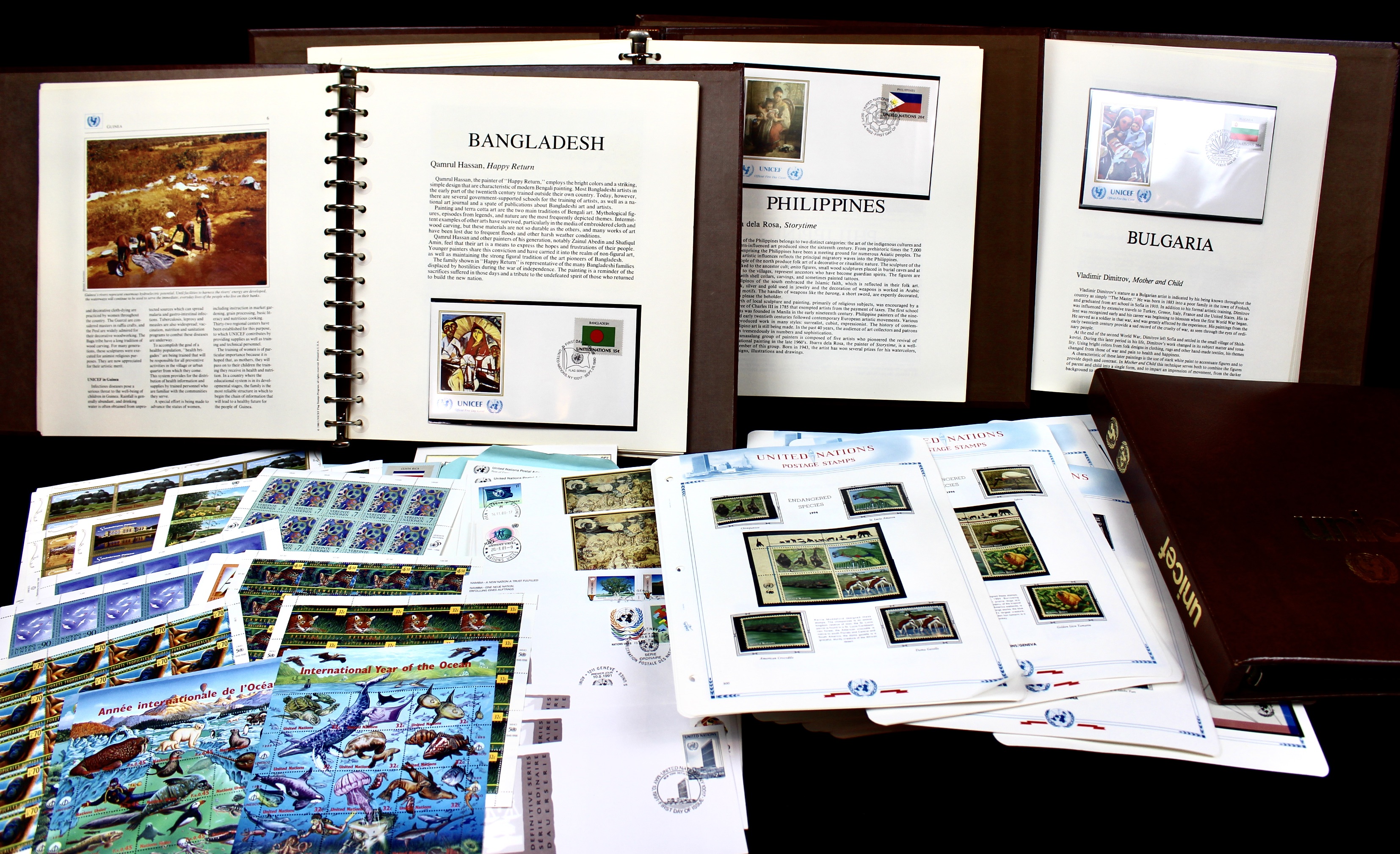 United Nations Postage Stamp Collection