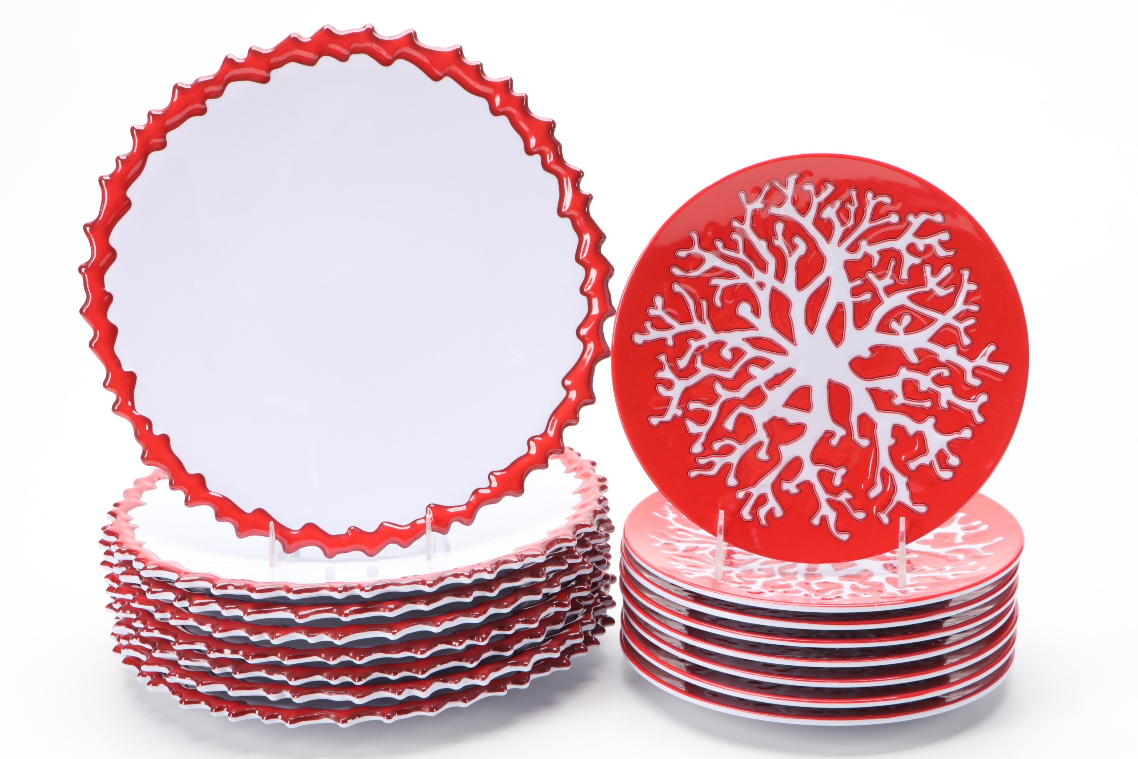 Kim Seybert "Coral Reef" Dinnerware and Other Marine Themed Table Accessories