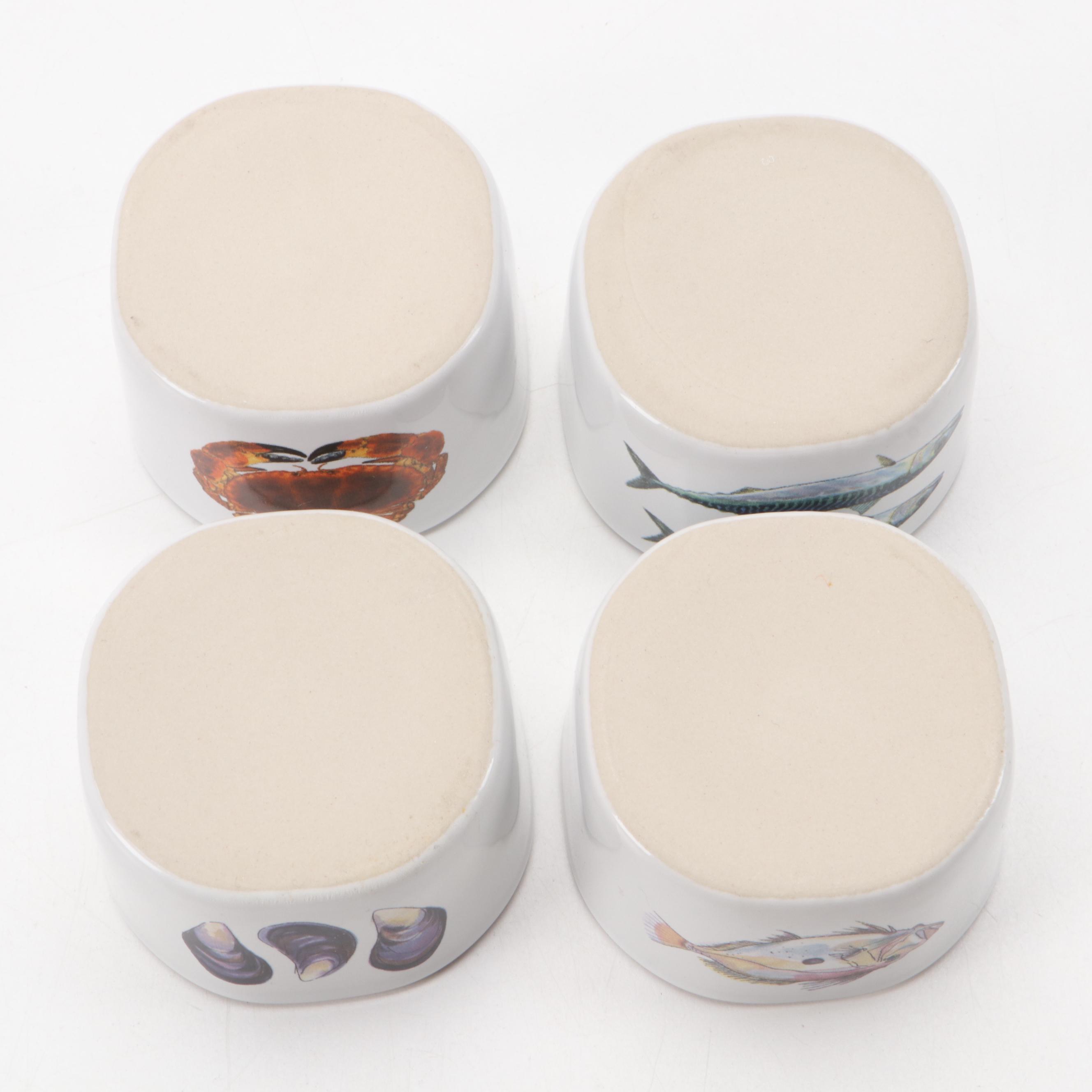 Kim Seybert "Coral Reef" Dinnerware and Other Marine Themed Table Accessories