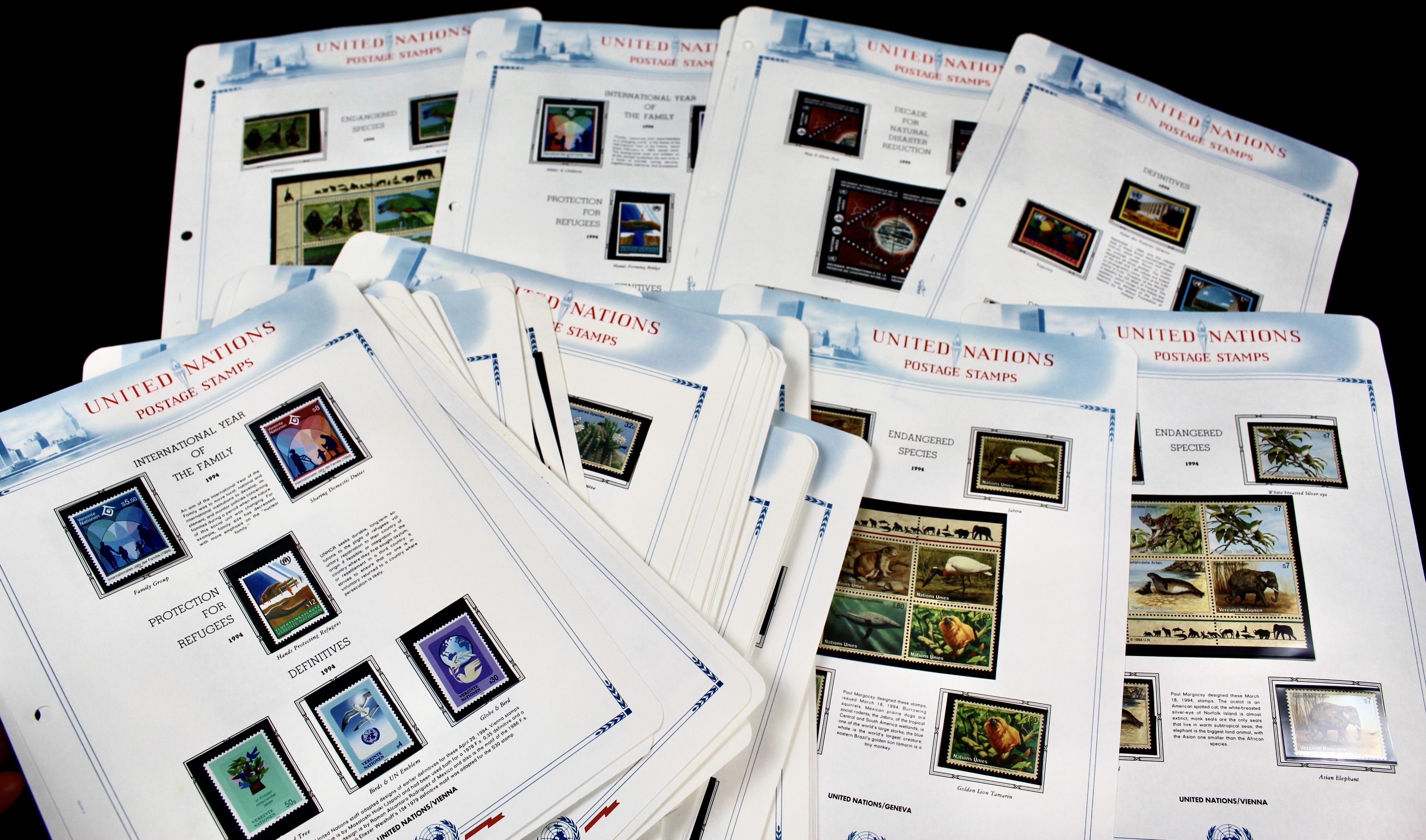 United Nations Postage Stamp Collection