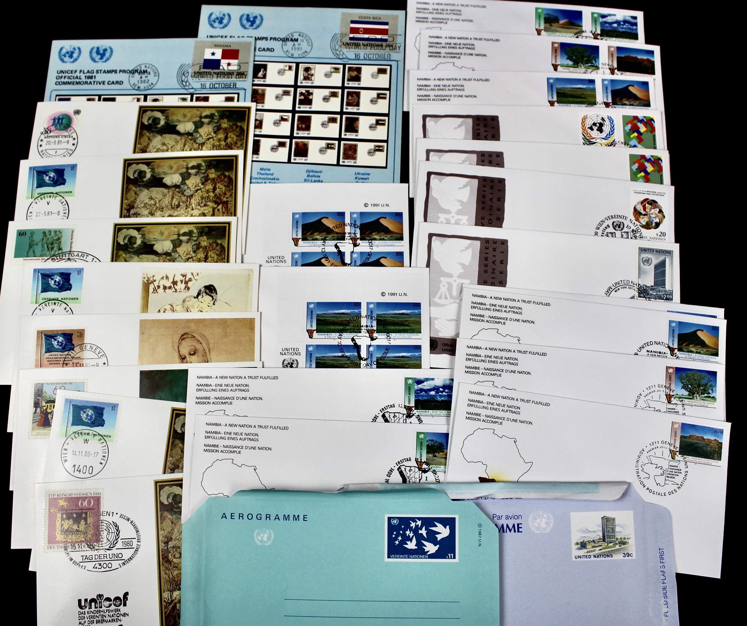 United Nations Postage Stamp Collection