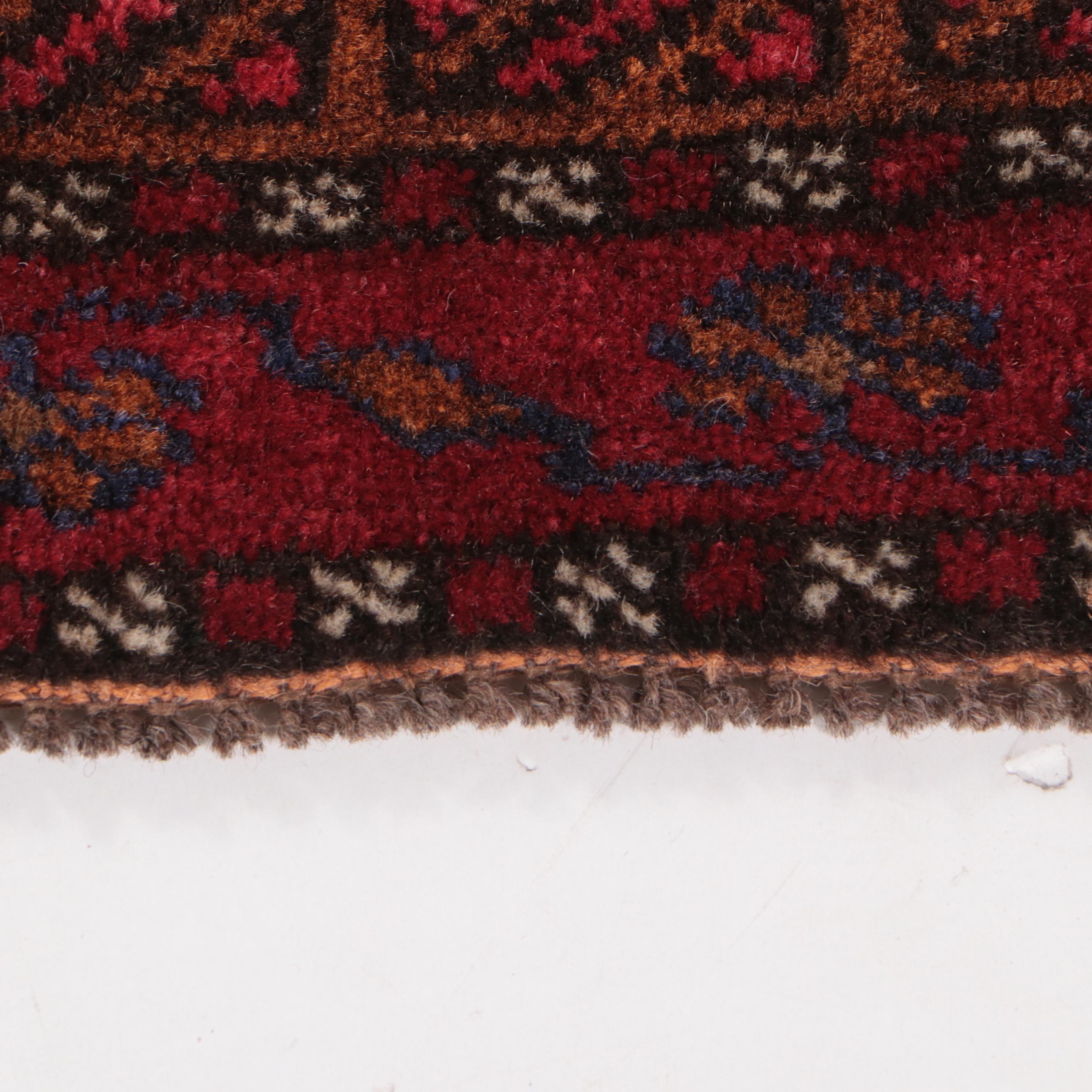 1'7 x 2'4 Hand-Knotted Afghan Baluch Accent Rug