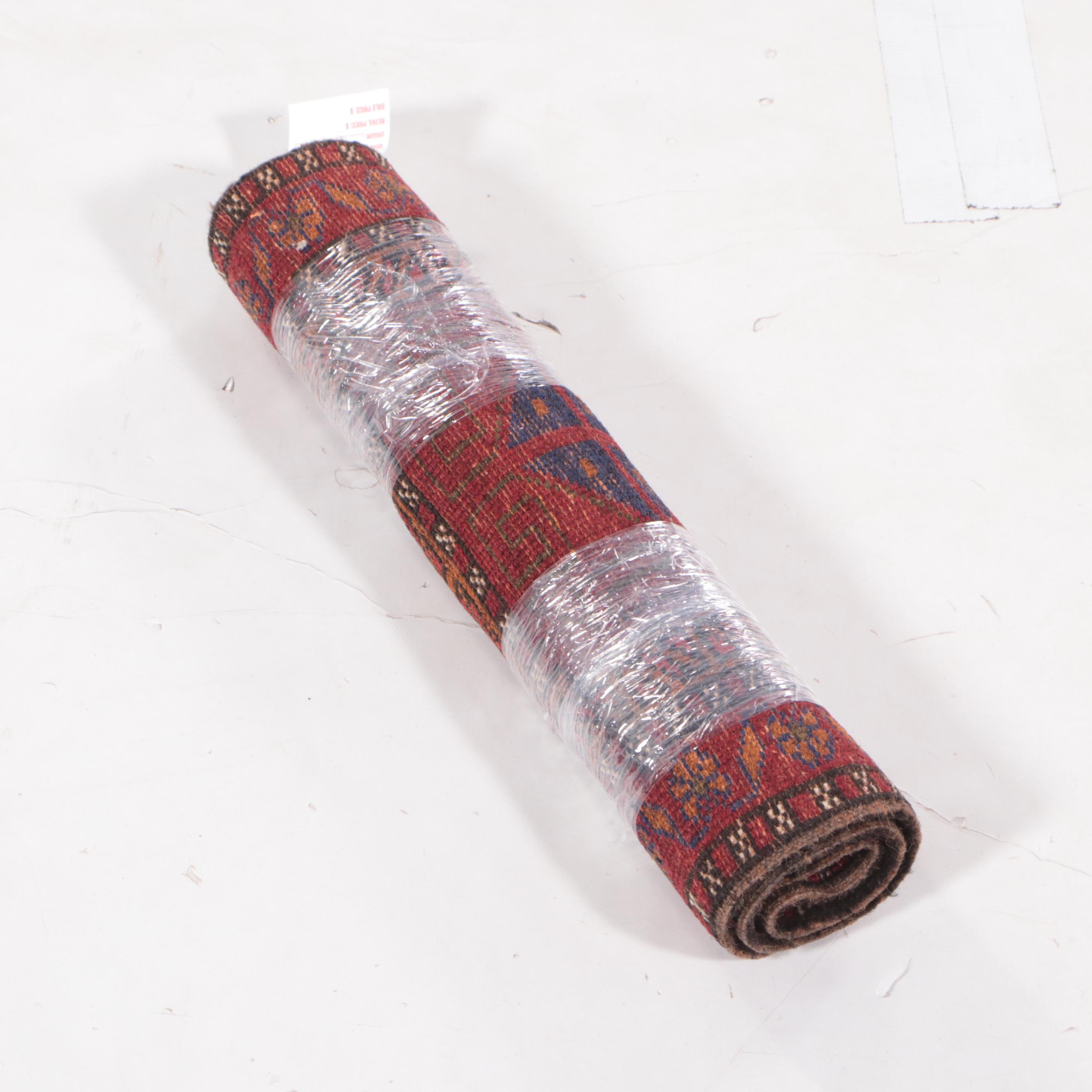 1'7 x 2'4 Hand-Knotted Afghan Baluch Accent Rug