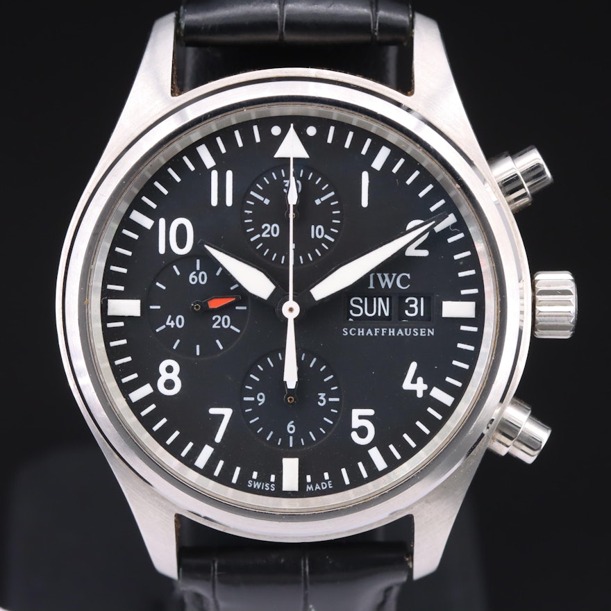 IWC Pilot's Schaffhausen Chronograph Wristwatch