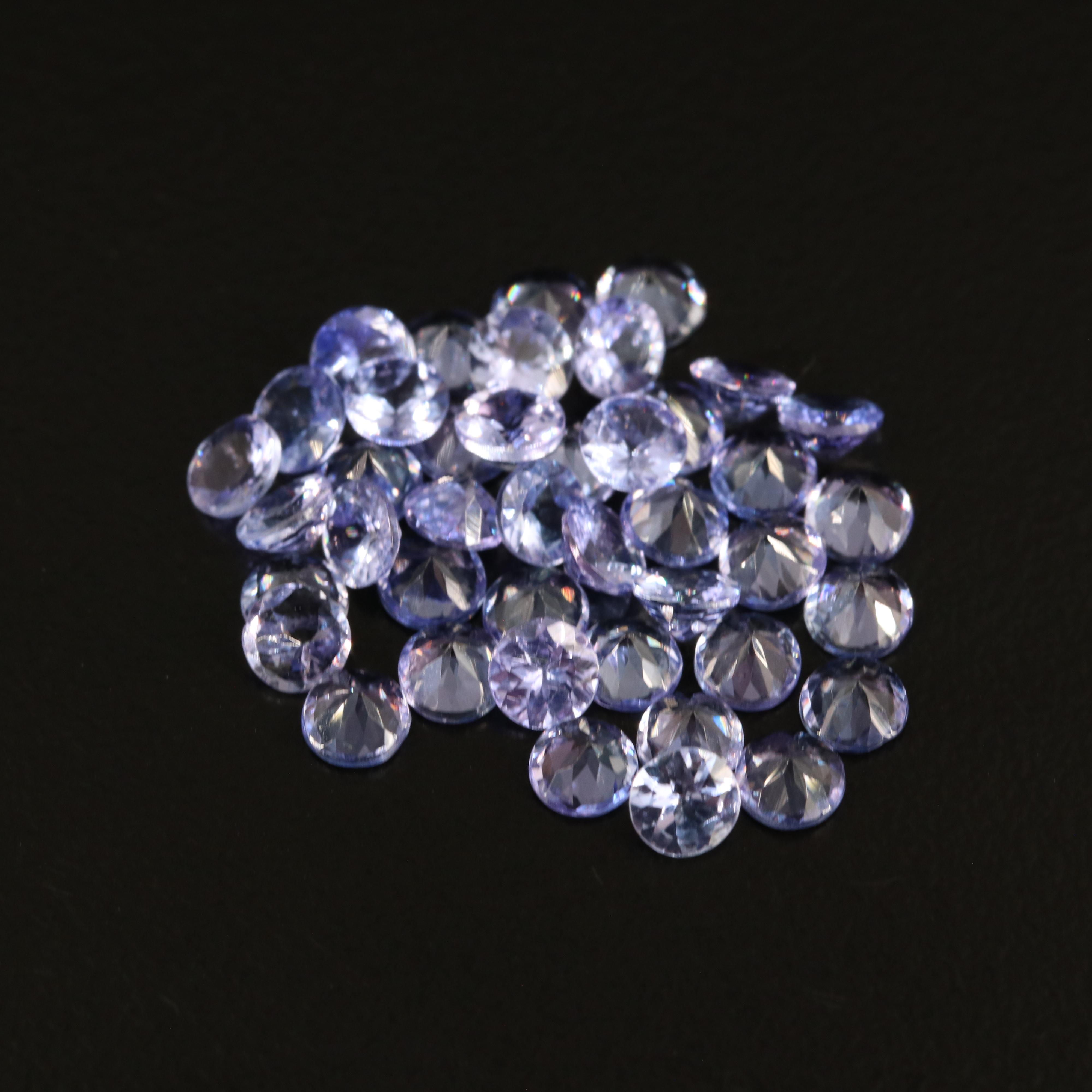 Loose 6.97 CTW Tanzanites