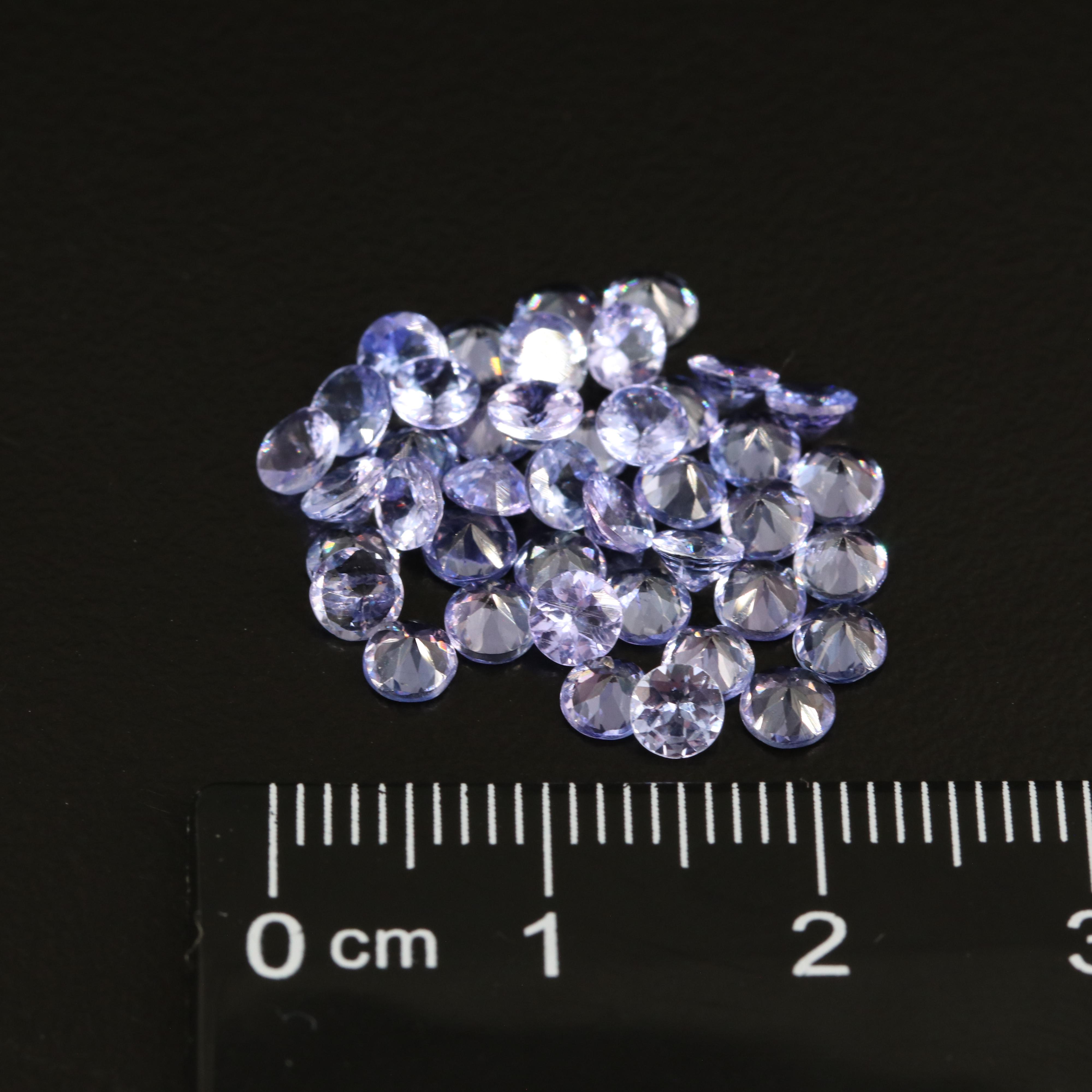 Loose 6.97 CTW Tanzanites