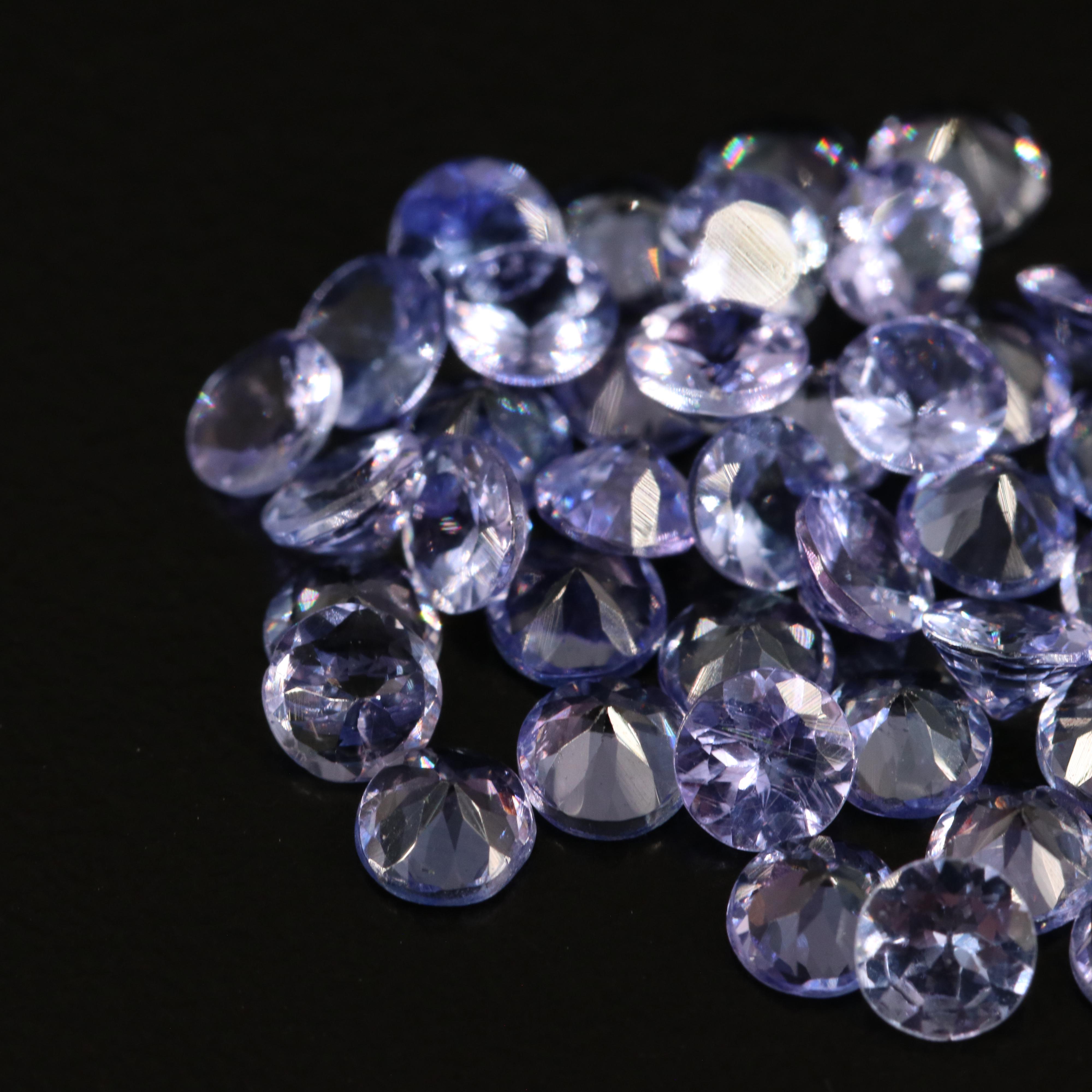 Loose 6.97 CTW Tanzanites