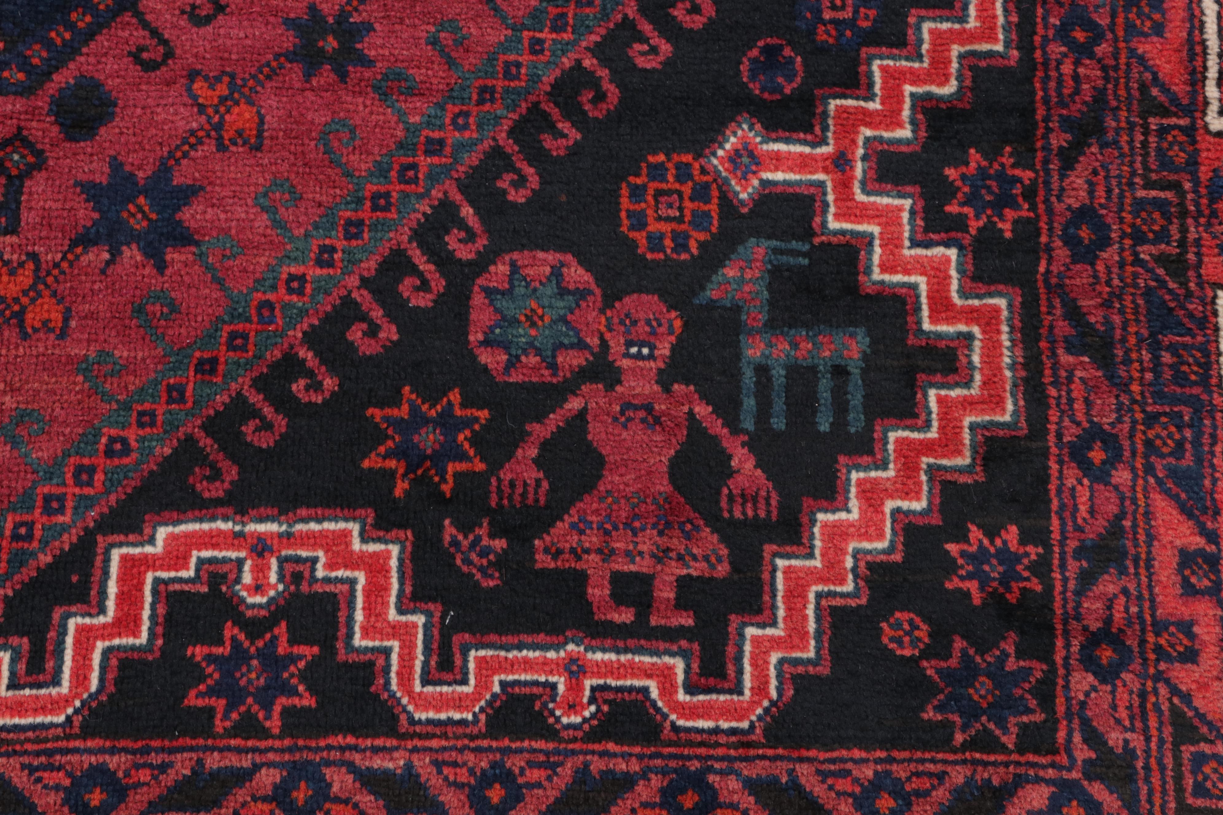 4'11 x 7'9 Hand-Knotted Afghan Kunduz Area Rug